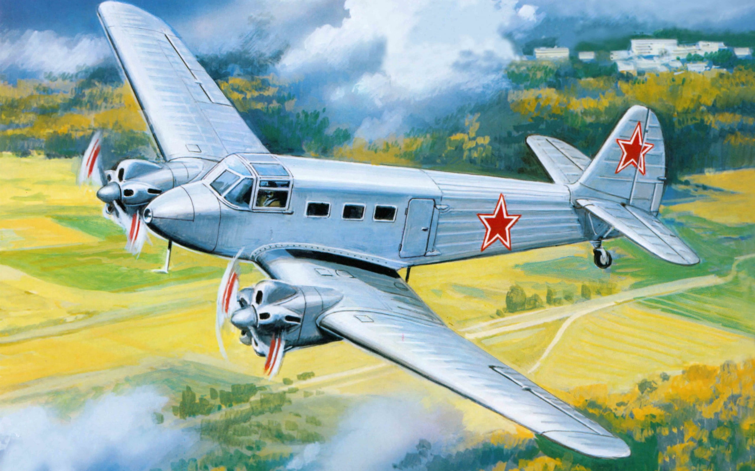 Yakovlev Yak 8, white plane clip art, Aircrafts / Planes, airplane