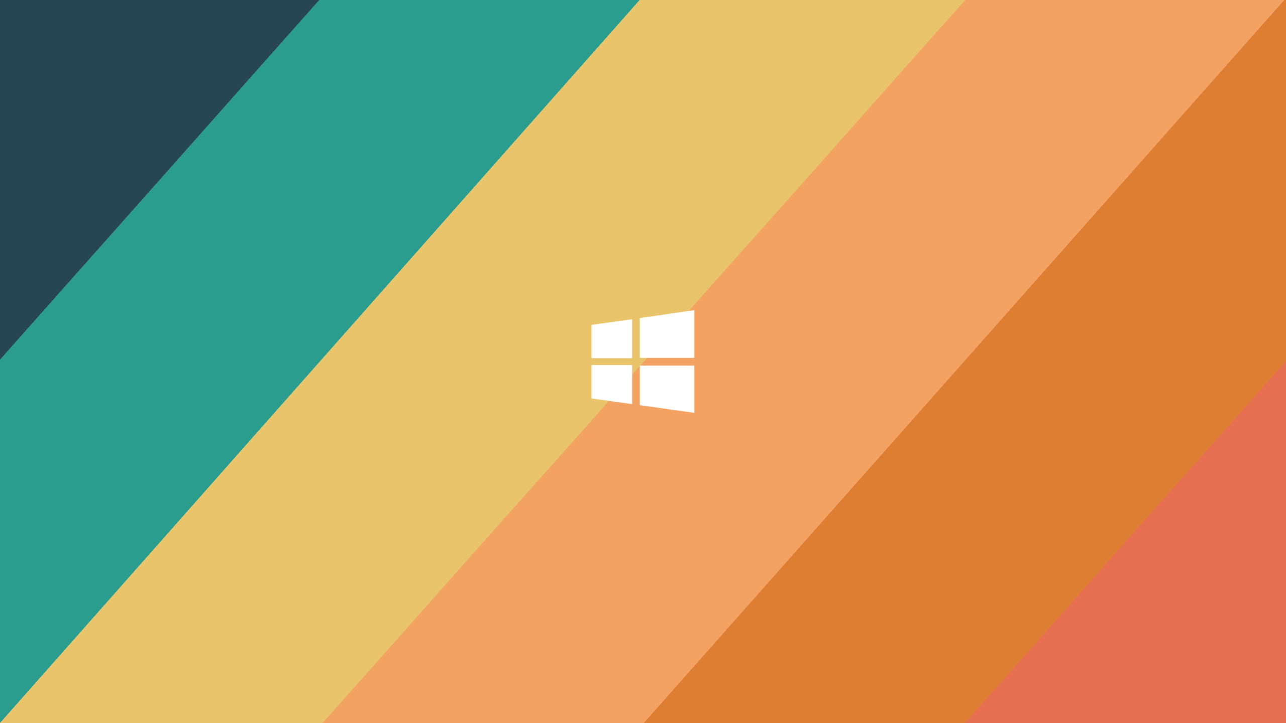 Windows 10, colorful, minimalism