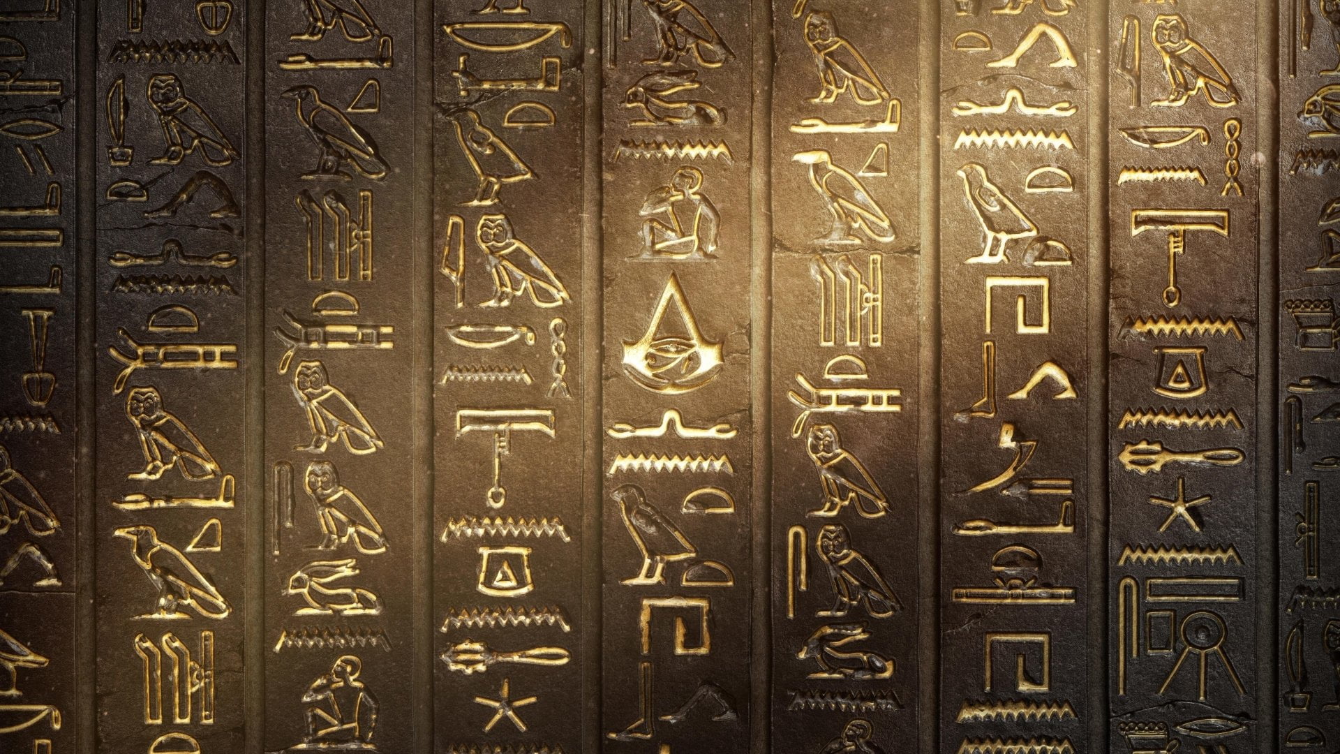 Egyptian hieroglyphs, Assassin's Creed, Assassin's Creed Origins