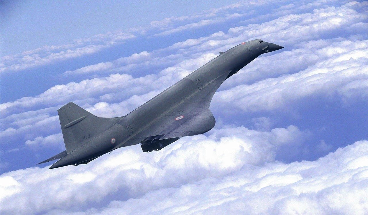 gray aircraft, Aircrafts, Concorde