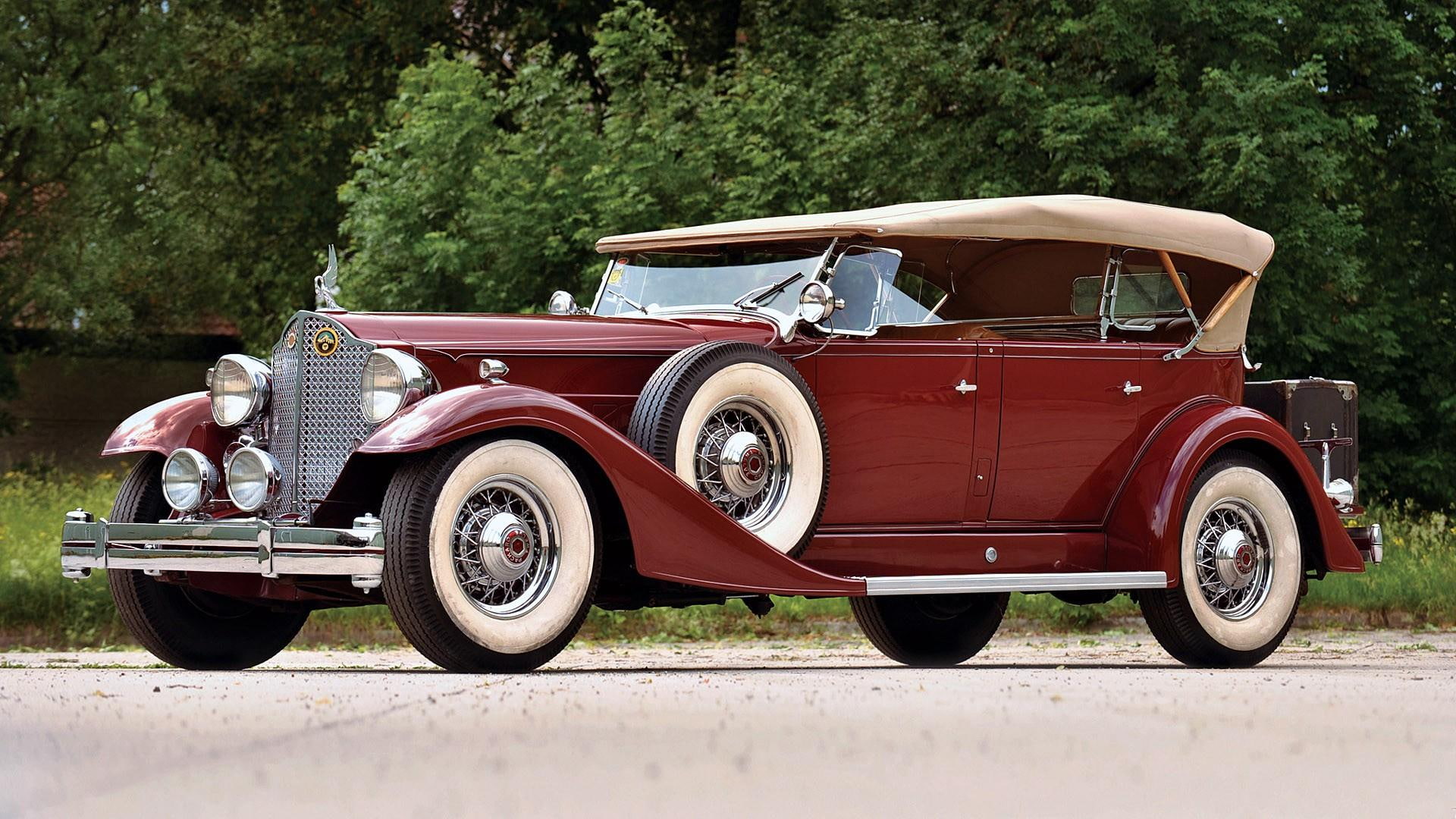 1933 Packard Twelve Sport Phaeton, convertible, vintage, elegant
