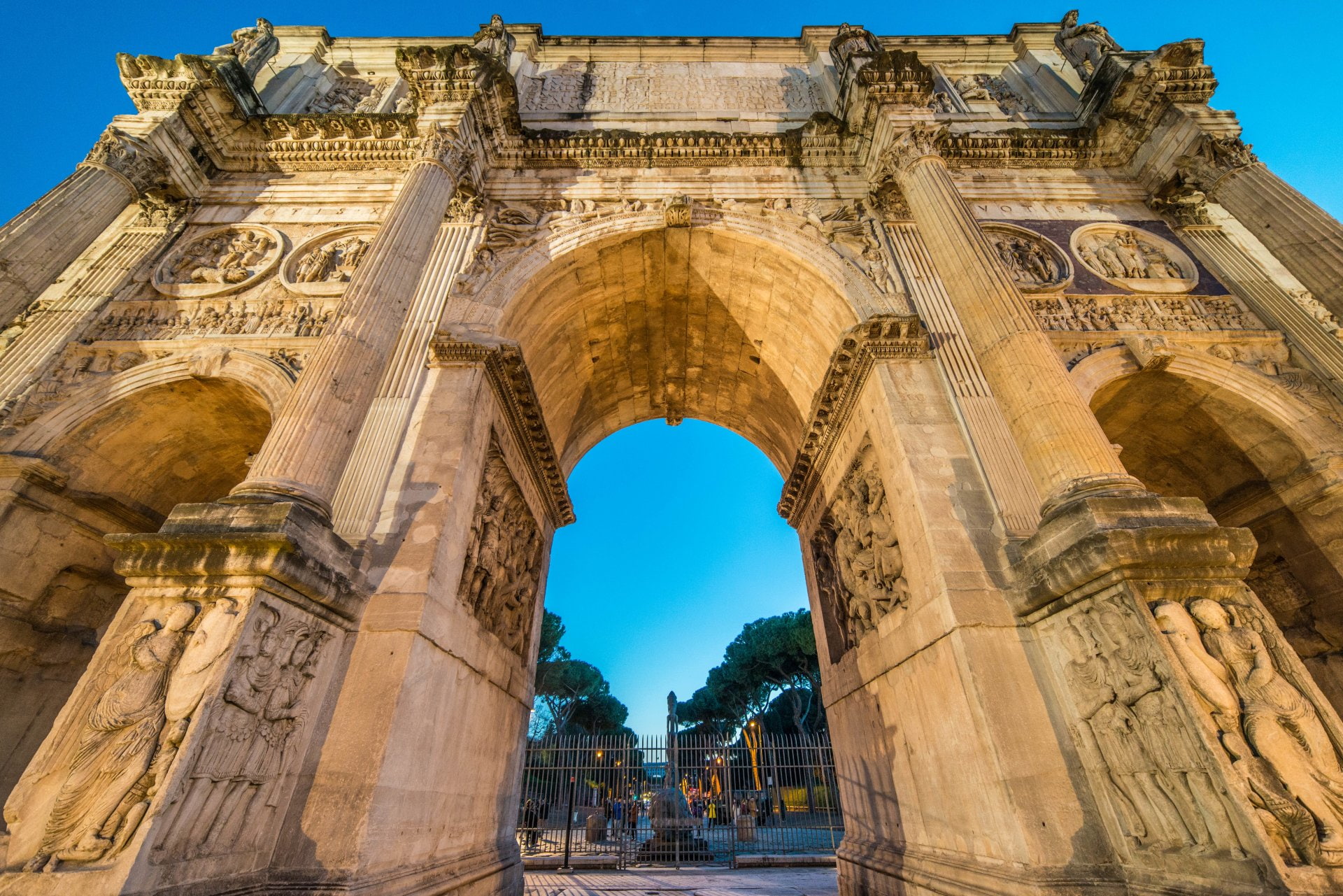 Monuments, Arch Of Constantine, Architecture, Columns, Italy