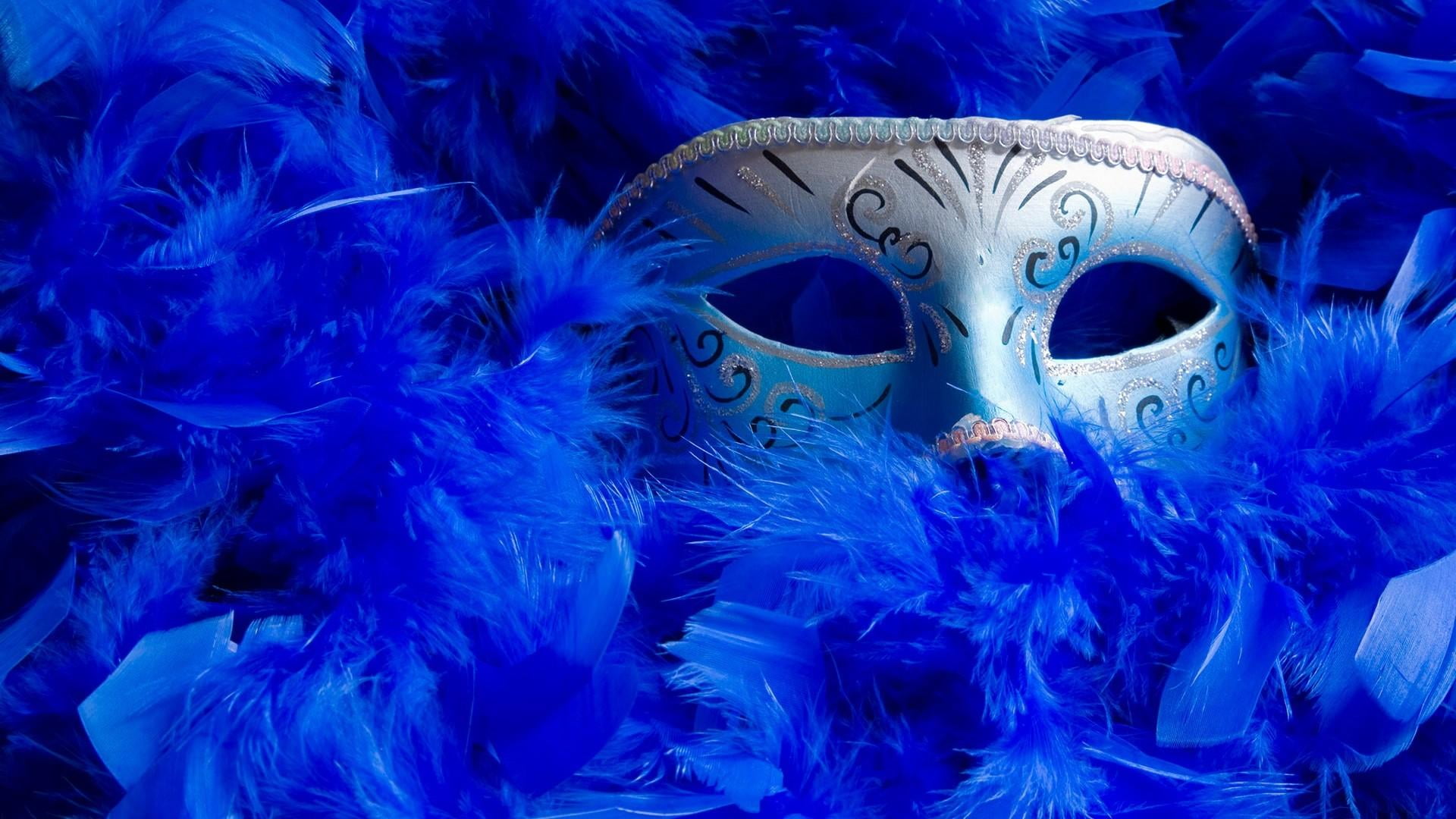 mask, carnival, disguise, mask - disguise, blue, venetian mask