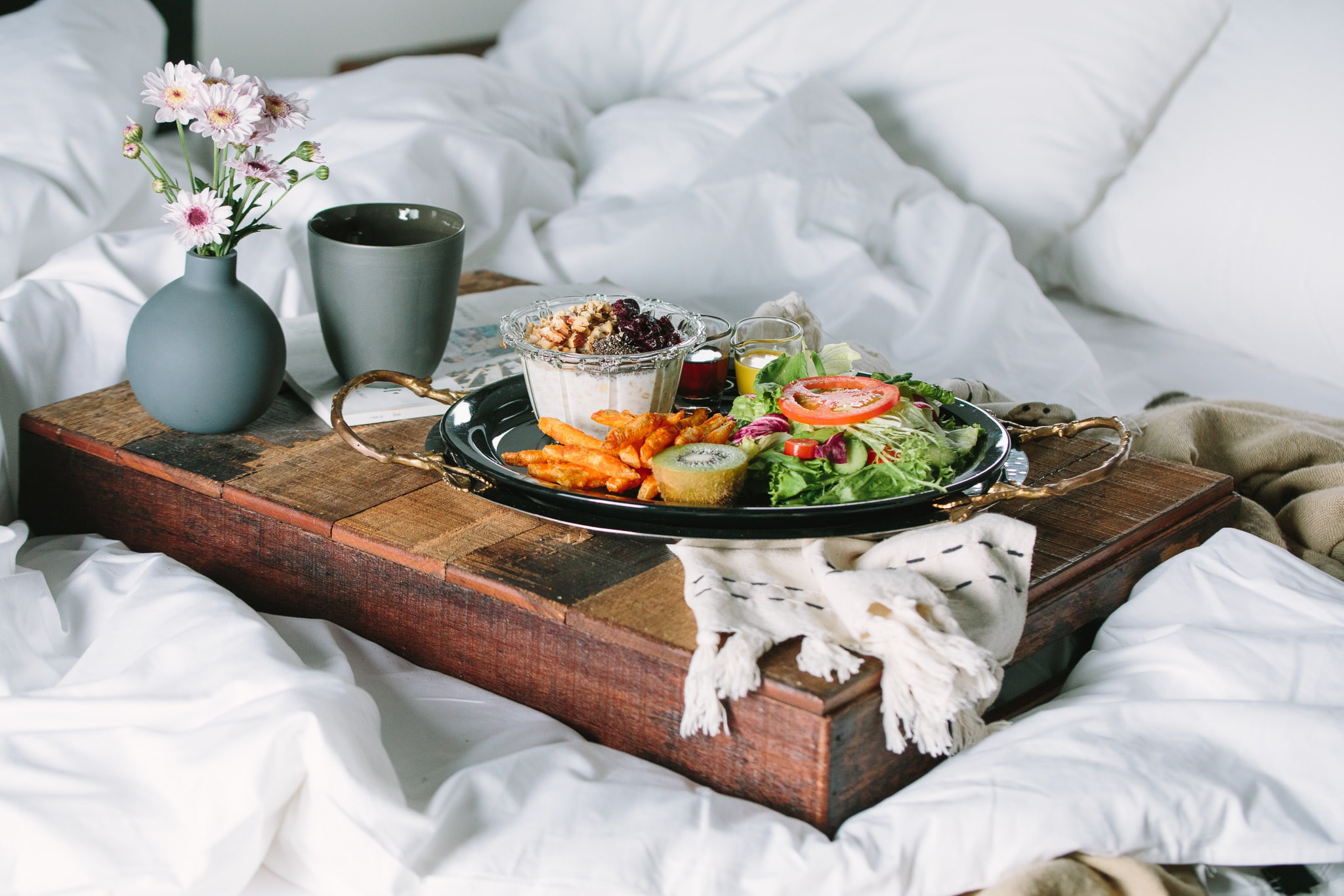 Breakfast, bed, cuts