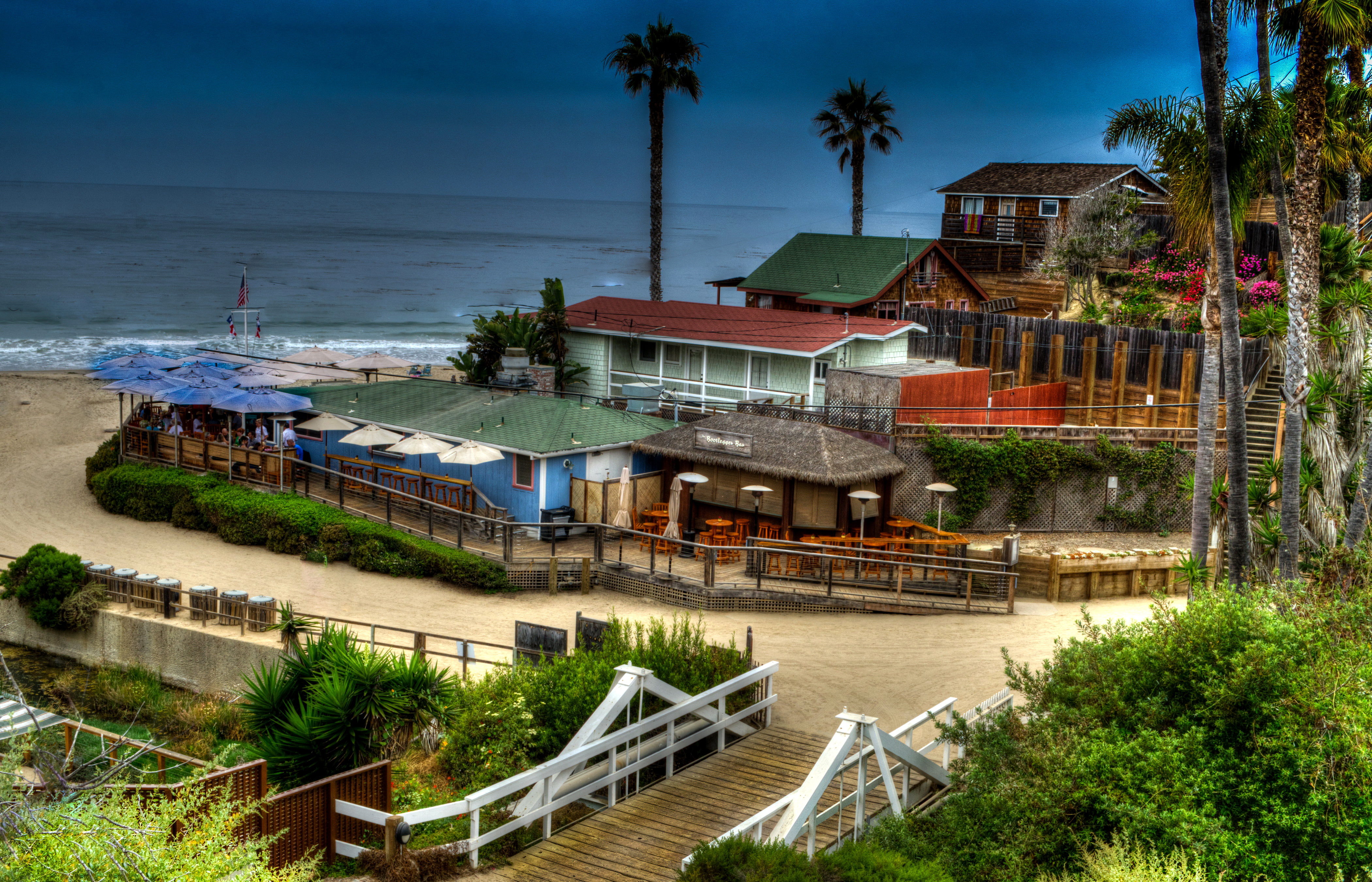 sea, beach, HDR, home, CA, USA, Newport Beach