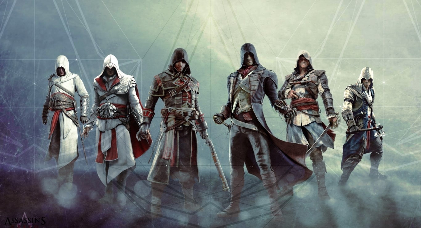 AC - All Main Protagonists HD, Assassin's Creed wallpaper, Games