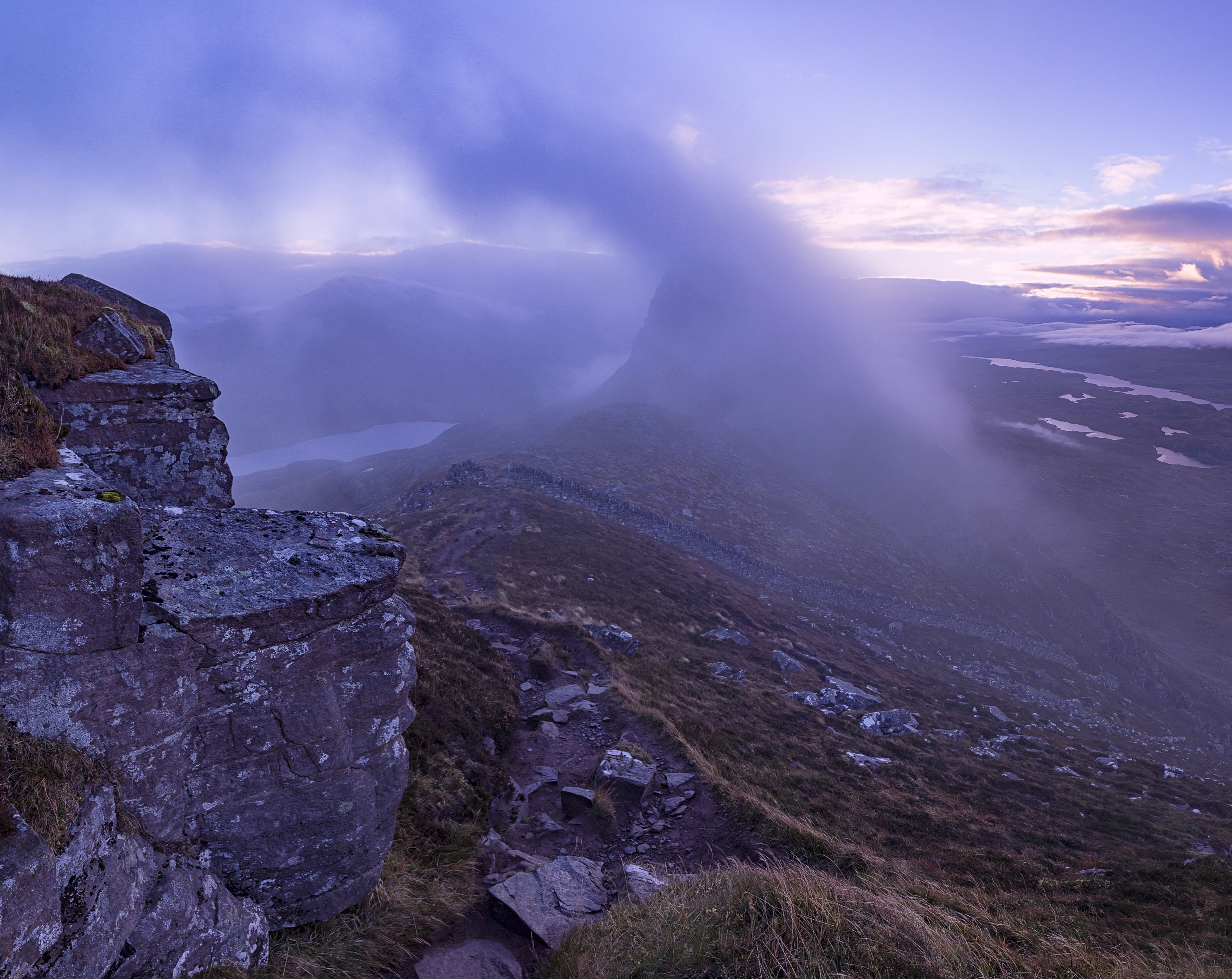 Man, Morning Mist, Mountain, Scotland, Nature, Mountains, View