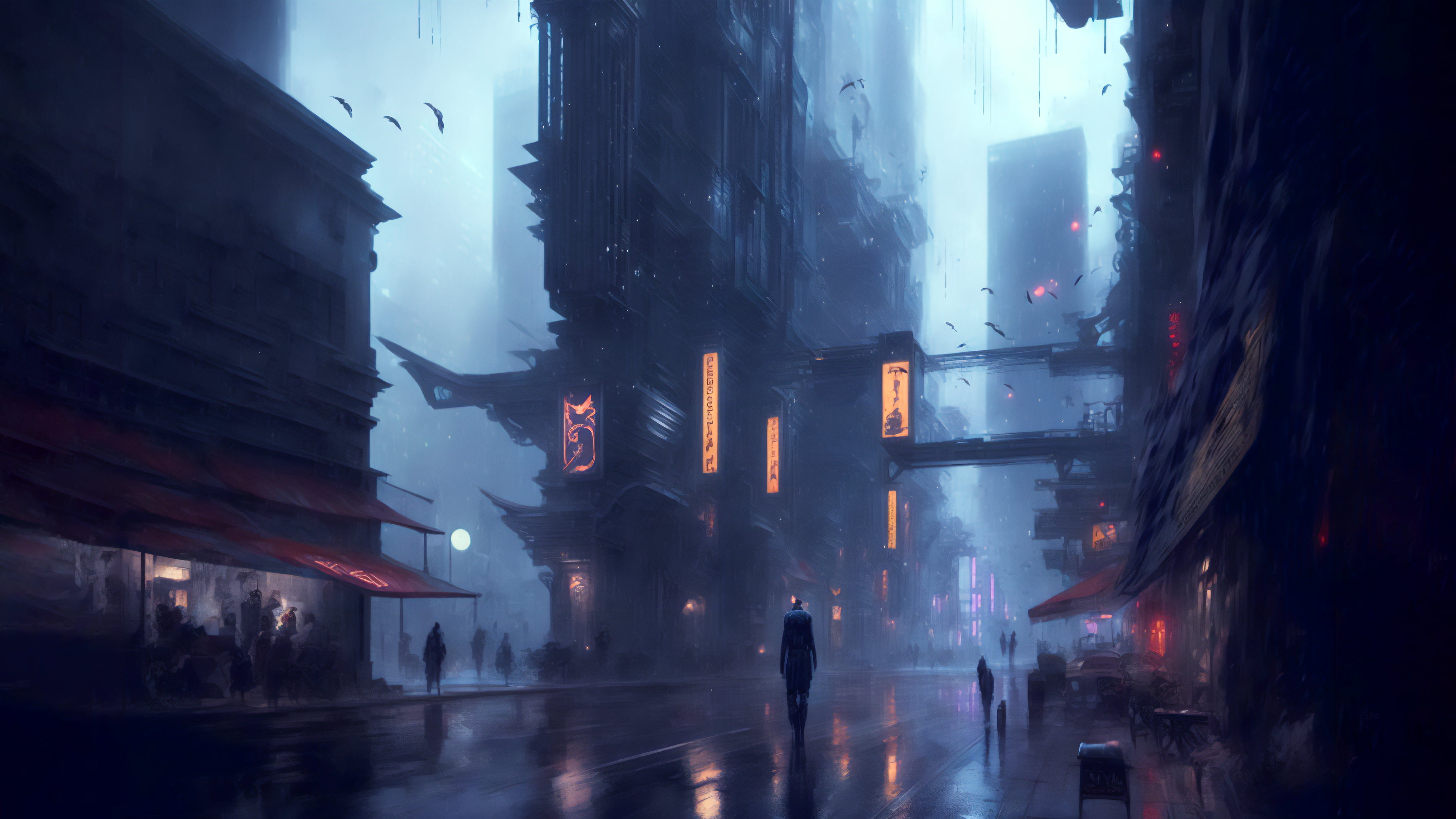 Free Download | HD Wallpaper: Science Fiction, AI Art, Illustration ...