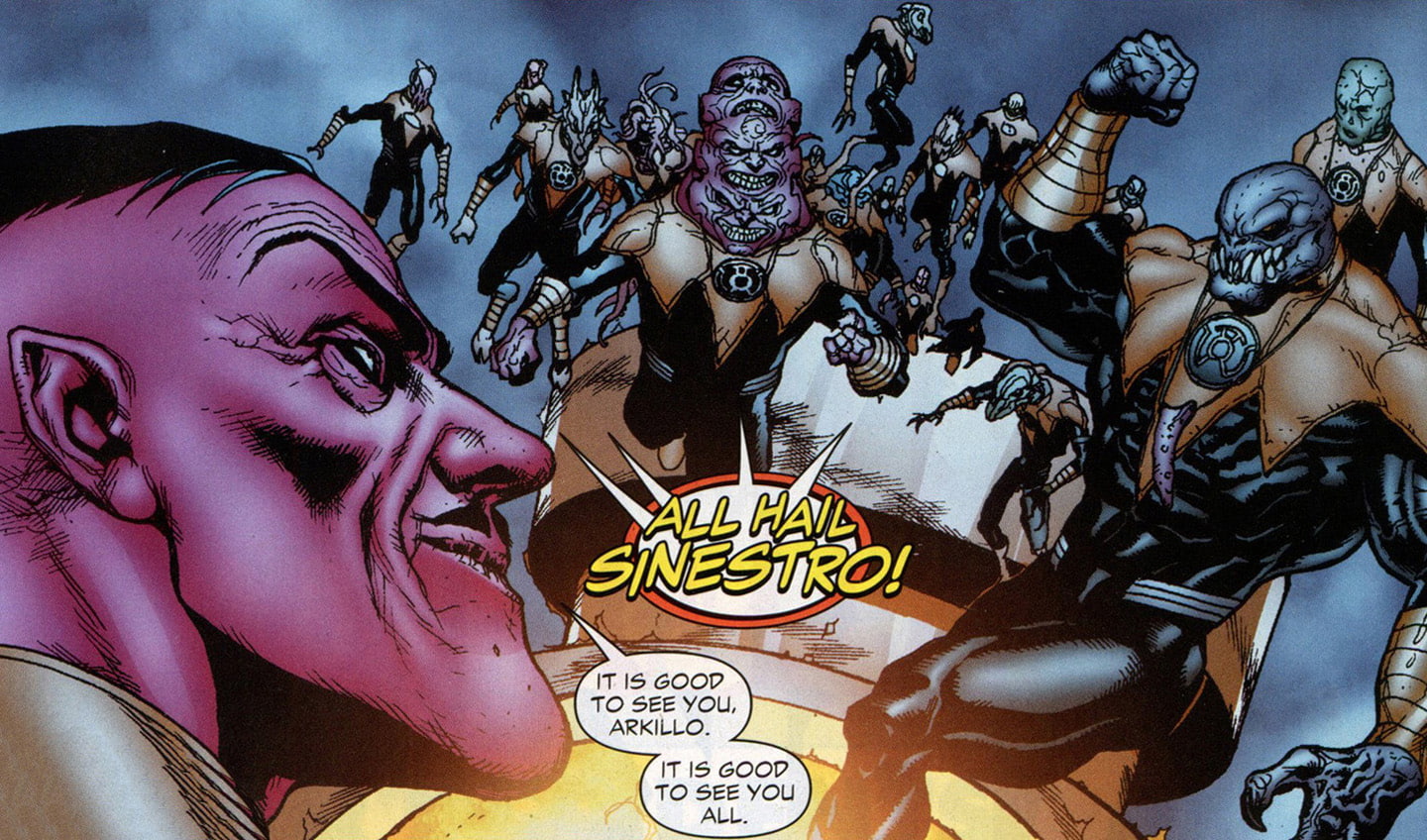Comics, Sinestro