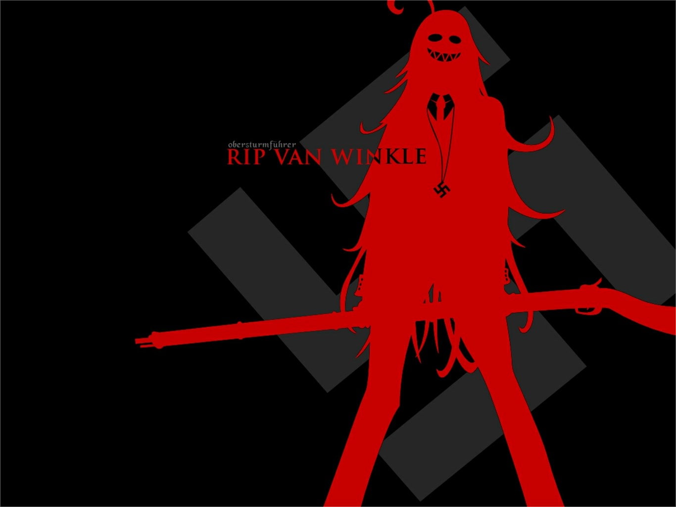 hellsing, red, communication, studio shot, text, representation