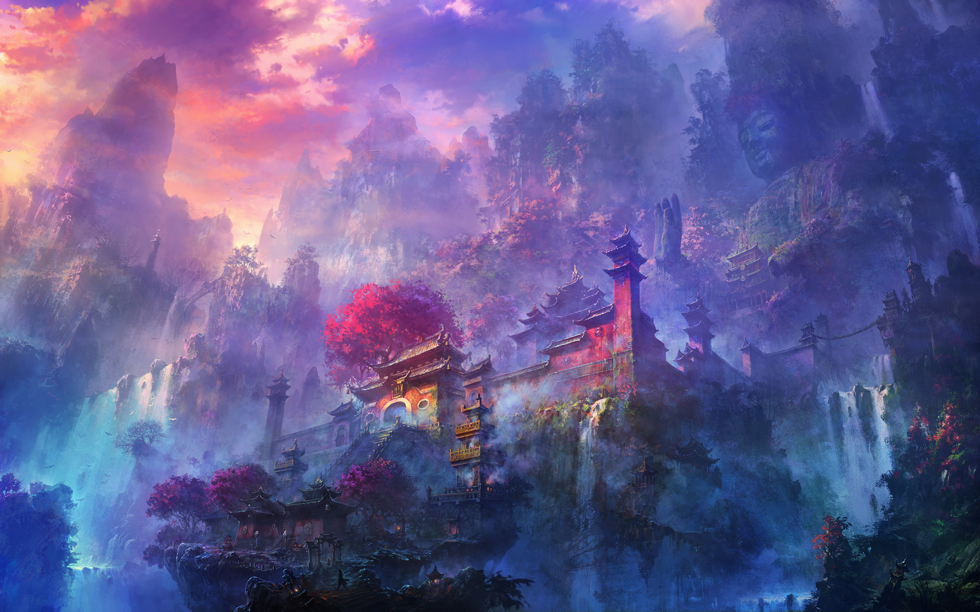 Video Game, Legend Of The Condor Heroes, Artistic, Castle, Eastern