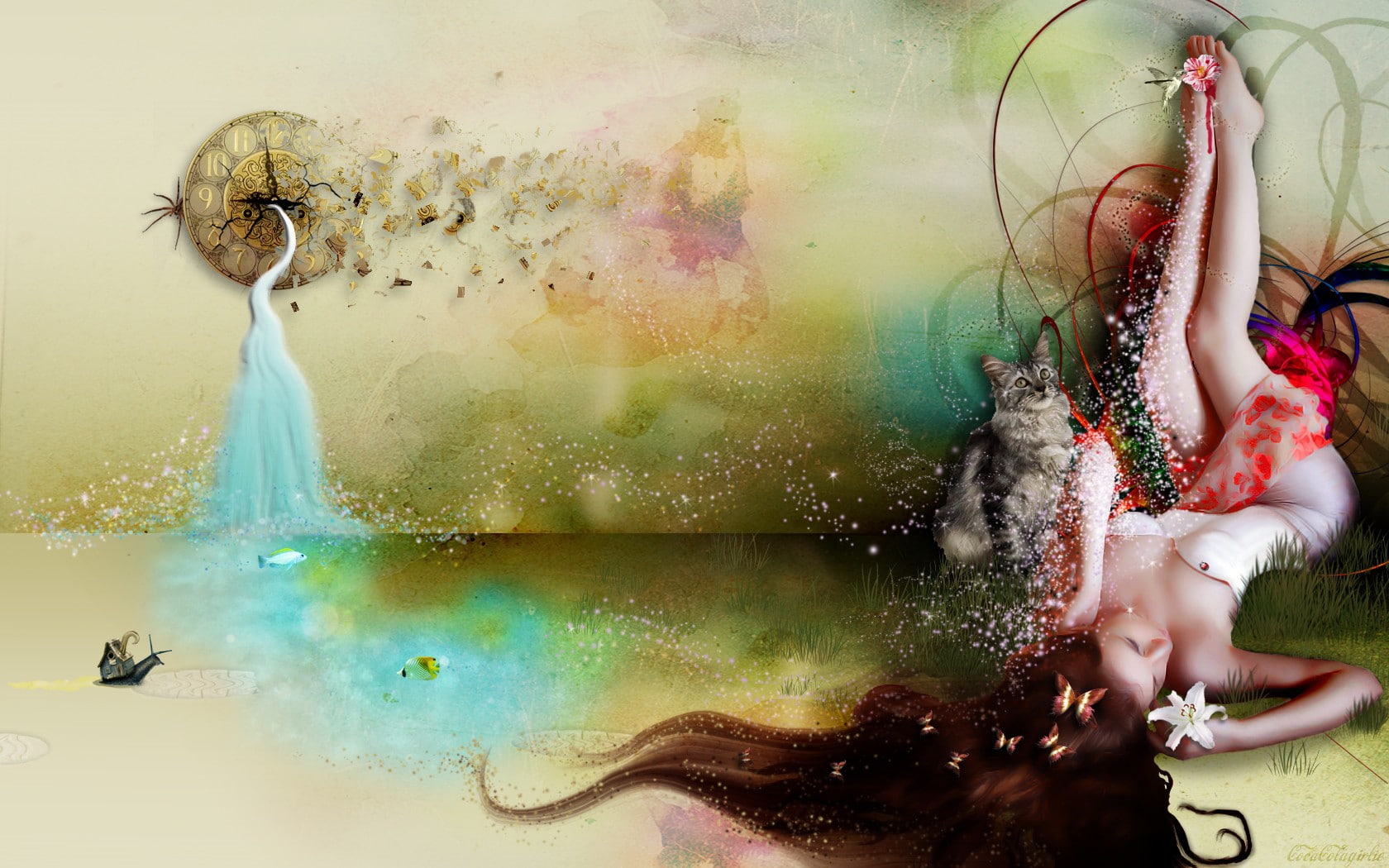 abstract bird Dream Essence !!! Abstract Fantasy HD Art, FISH