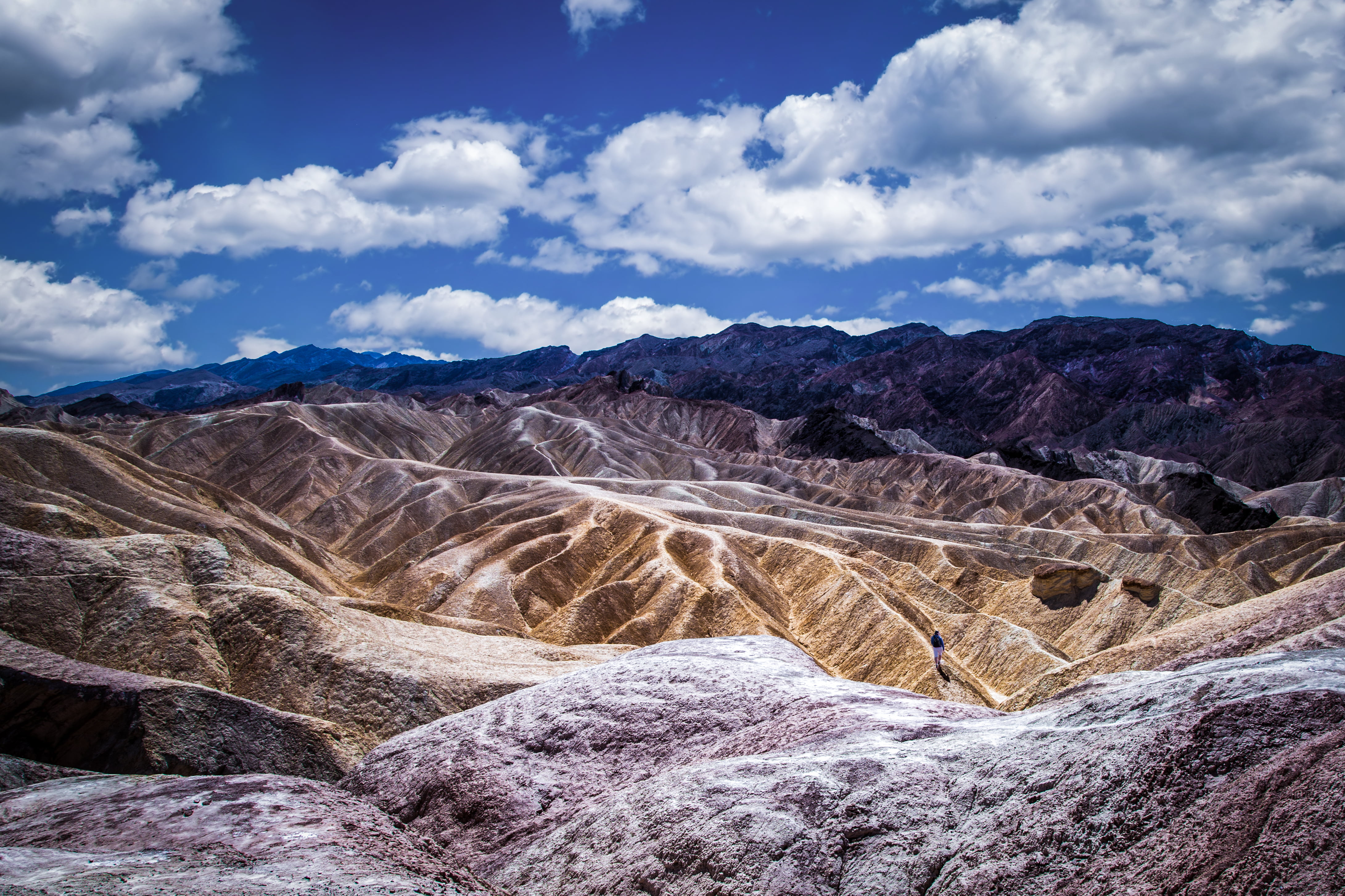 high angle view of mountain, Golden, Canyon, Cañon, Dorado, Death  Valley  National  Park