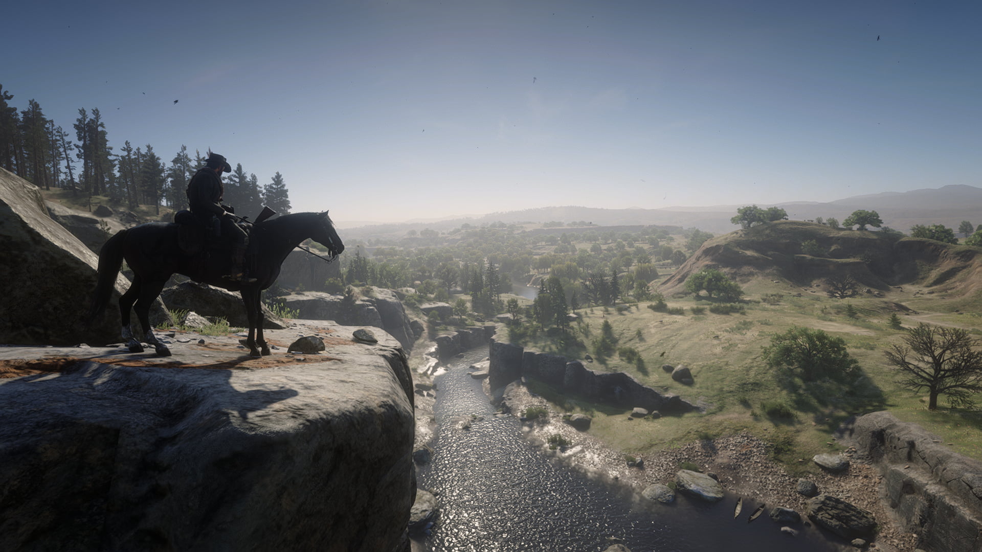 video games, Red Dead Redemption 2, landscape, nature, horse