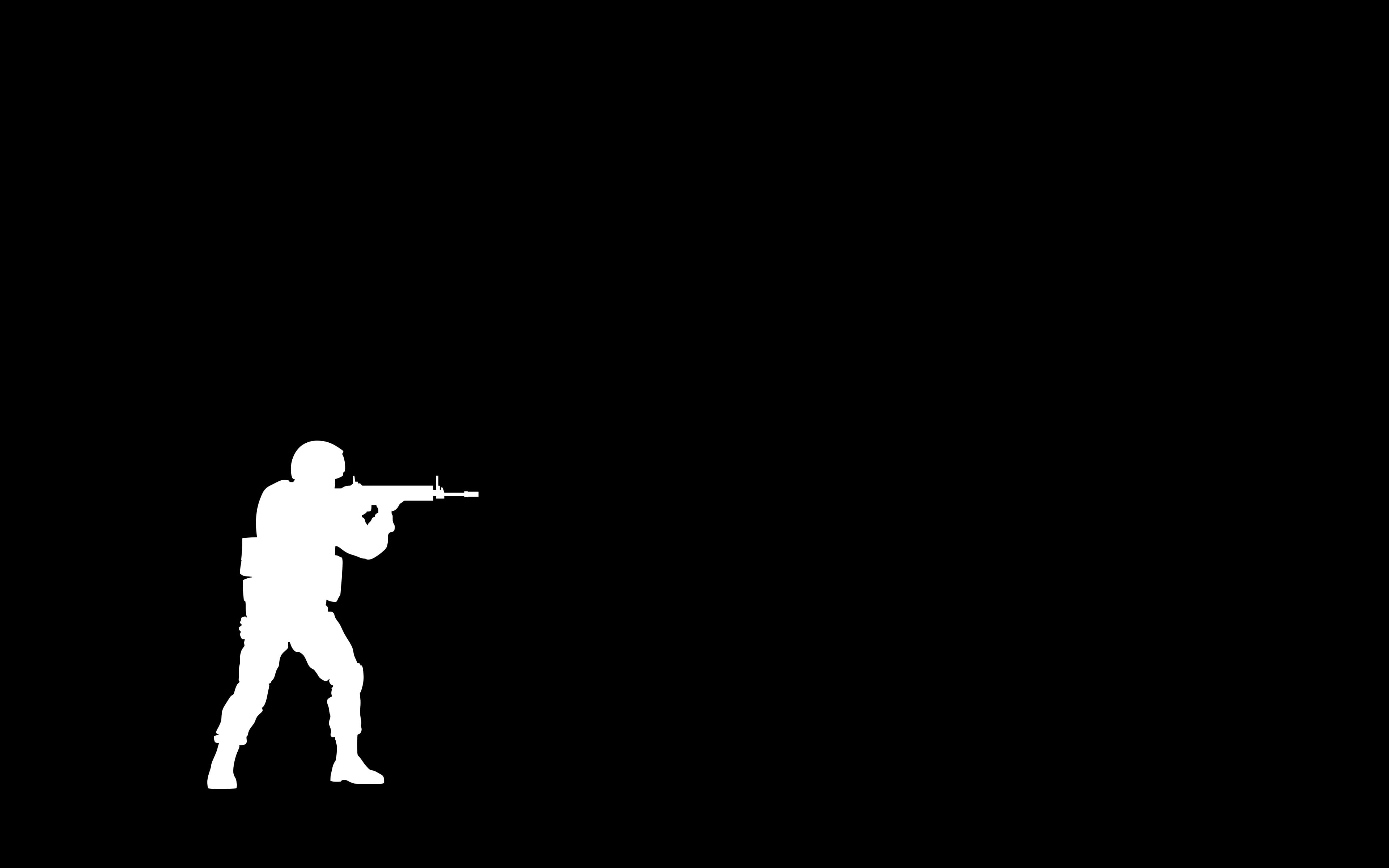 silhouette of soldier illustration, video games, special forces