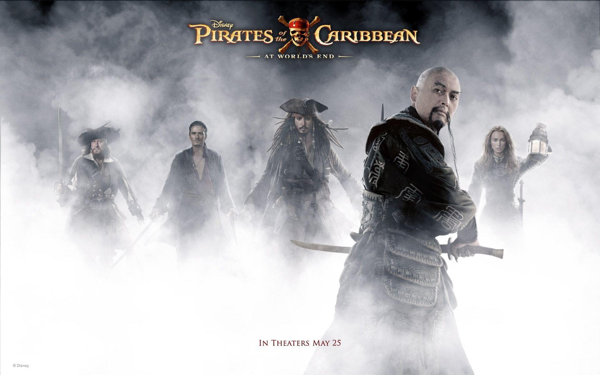 Disney Pirates of the Caribbean digital wallpaper, Pirates Of The Caribbean: At World's End