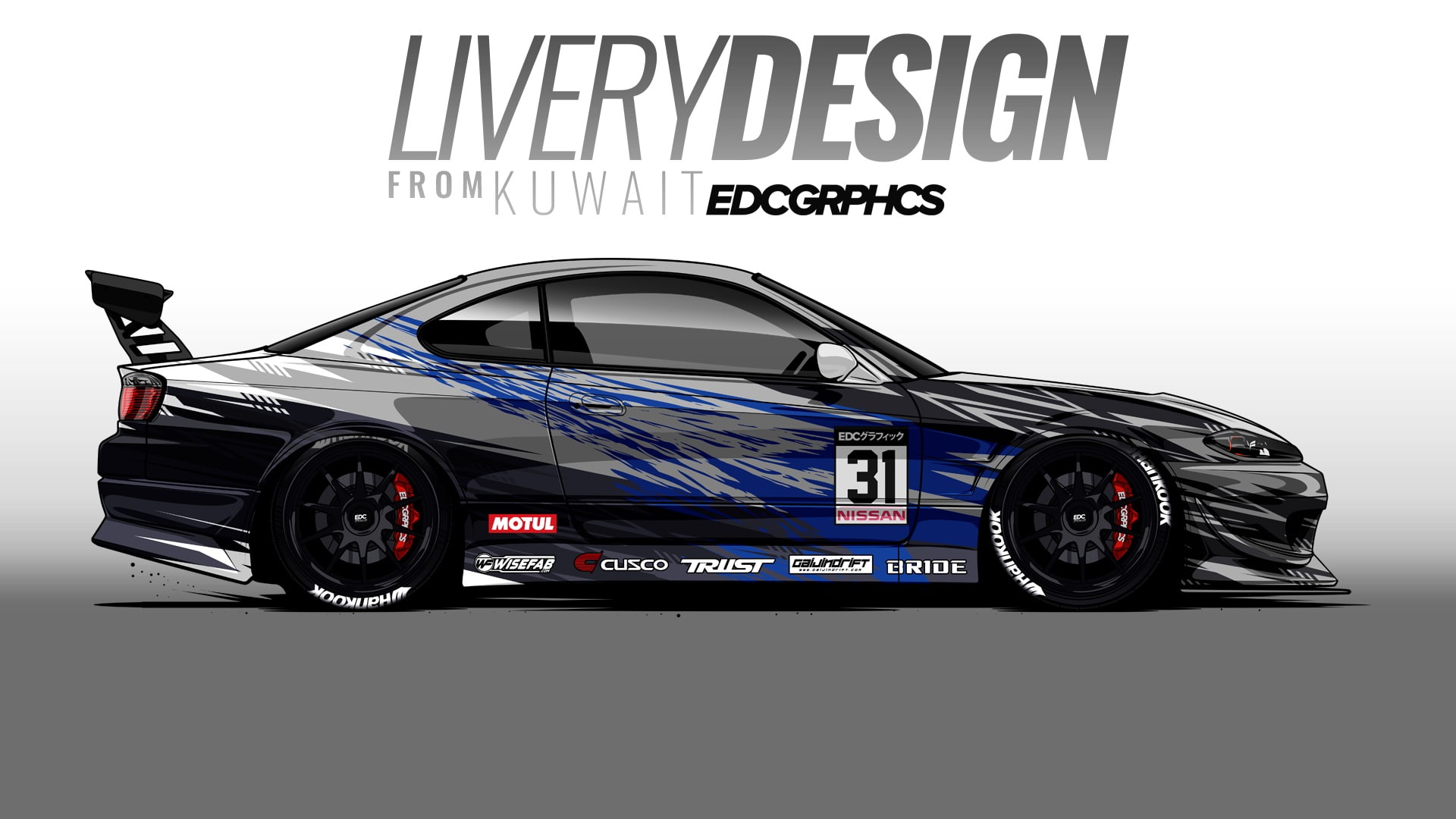 Free Download Hd Wallpaper Edc Graphics Nissan Silvia S Render Japanese Cars Jdm