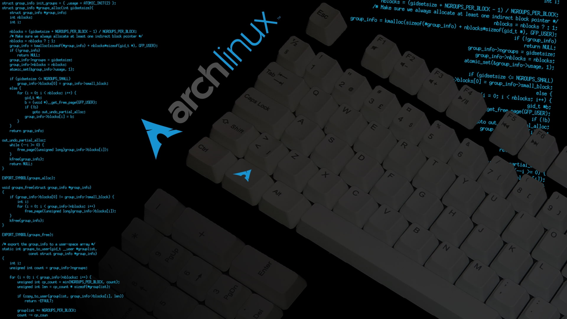linux keyboards arch linux 1920x1080  Technology Linux HD Art
