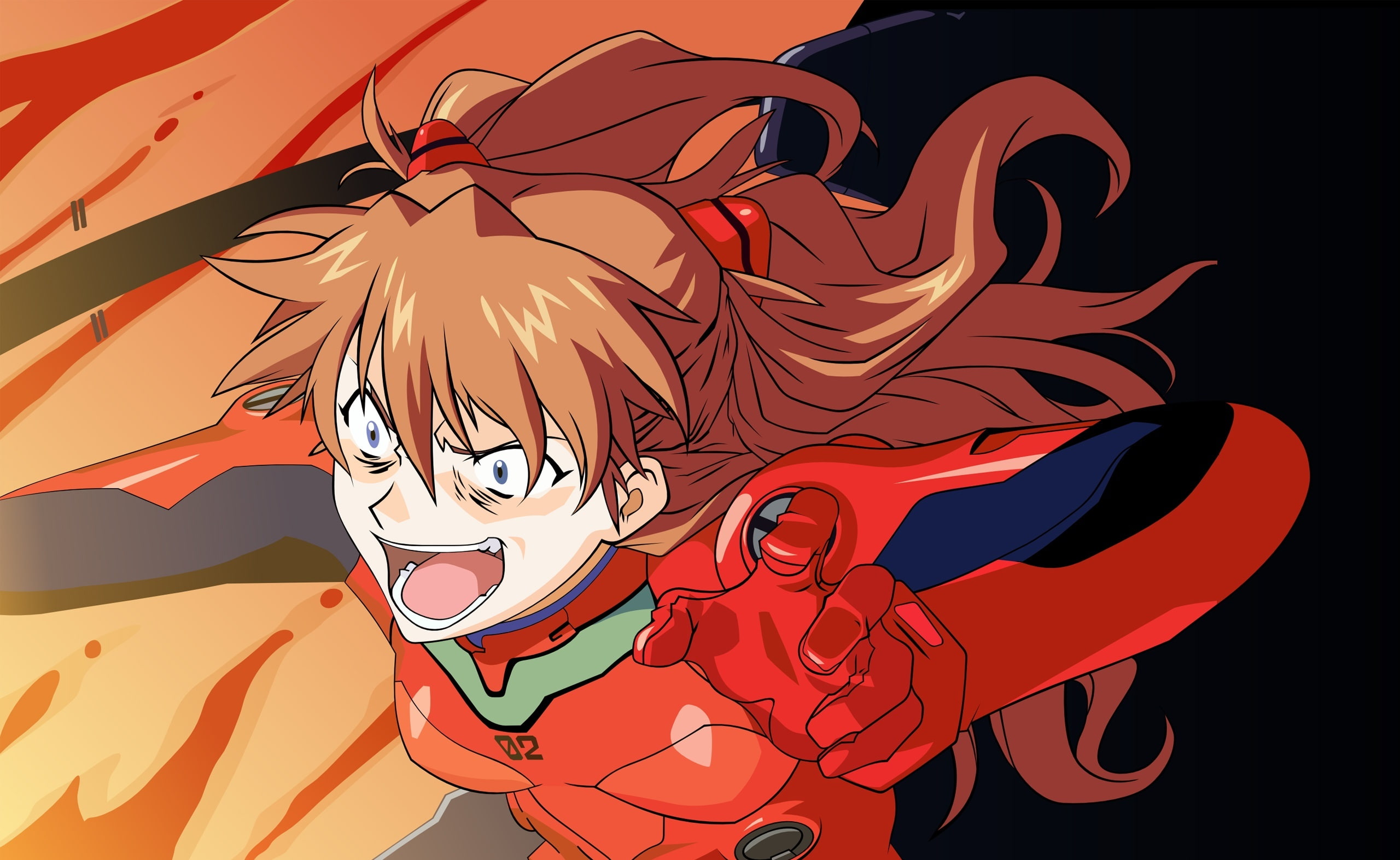 Free Download HD Wallpaper Asuka Langley Soryu Neon Genesis Evangelion Neo Genesis