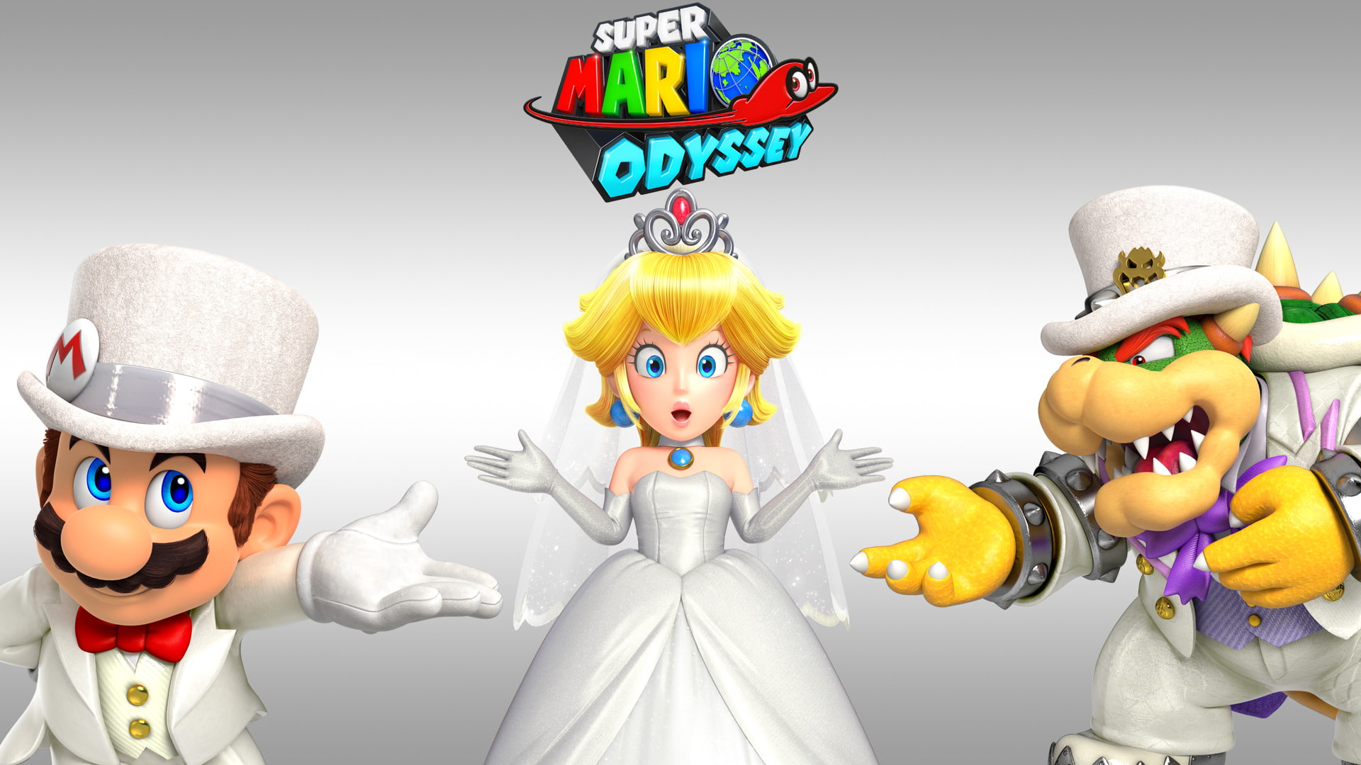 Mario, Super Mario Odyssey, Bowser, Princess Peach, toy, fun