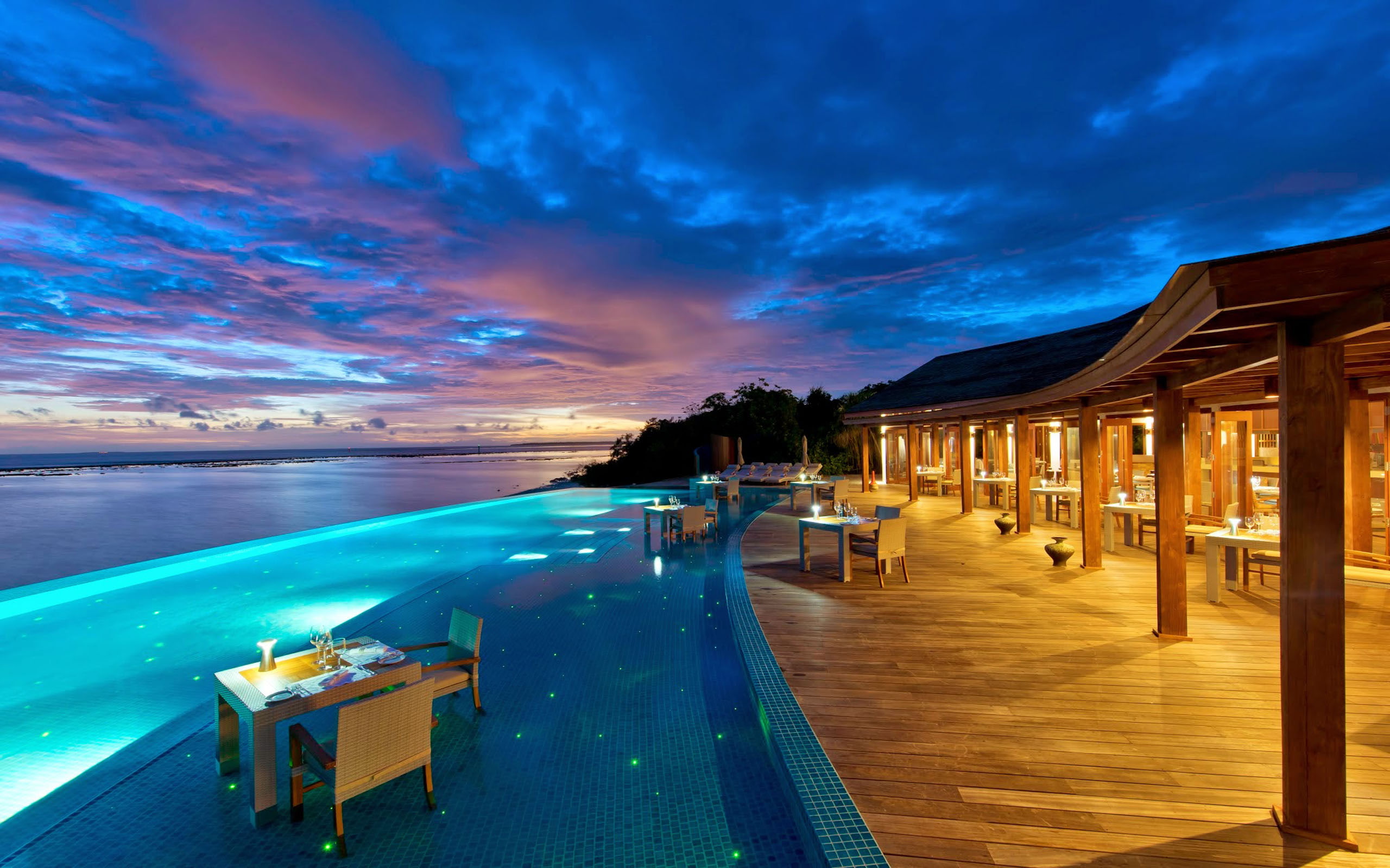 Maldives Tropical Islands Hideaway Beach Resort & Spa South Asia Indian Ocean Hd Wallpapers 2560×1600