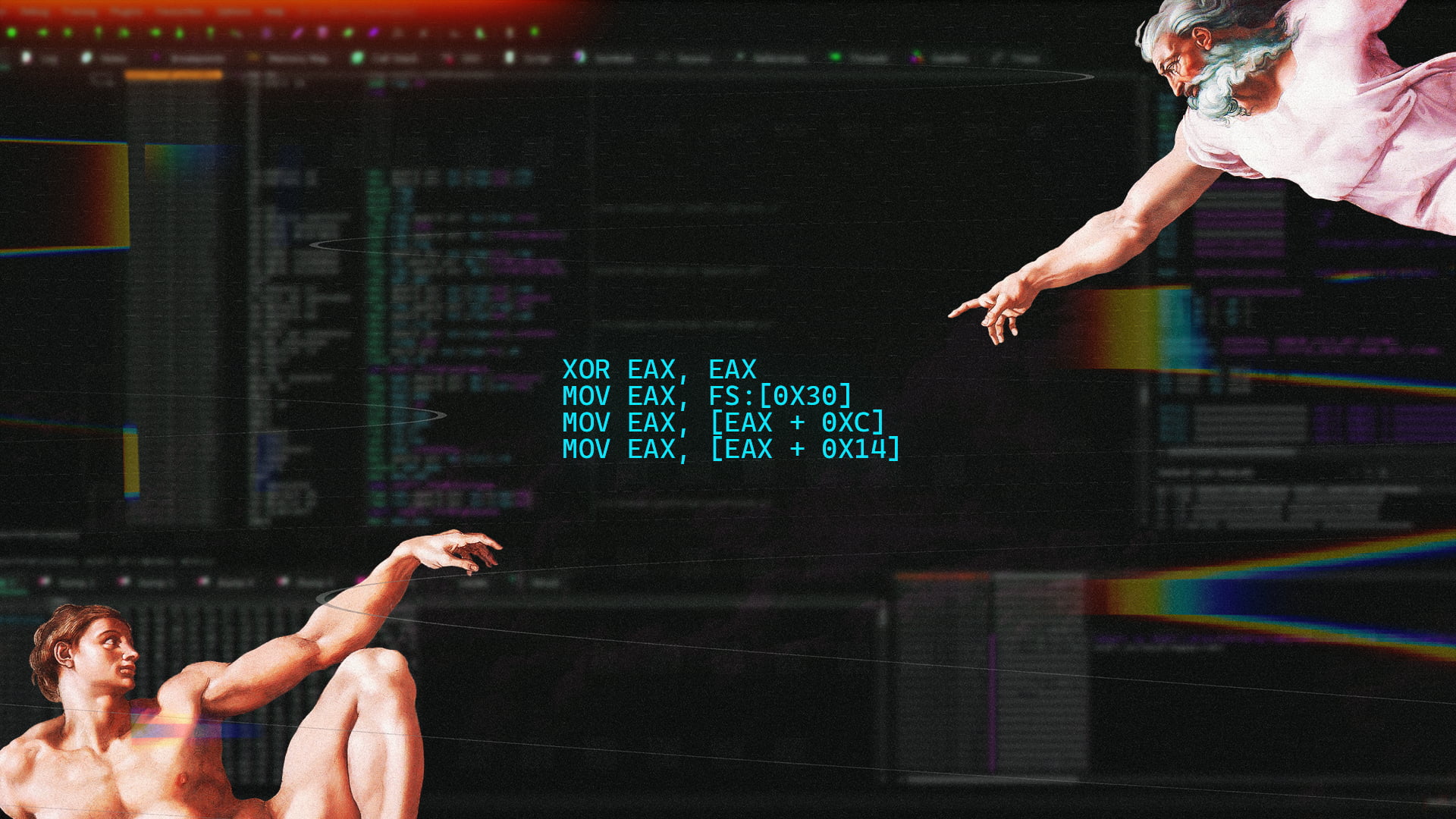 code, simple background