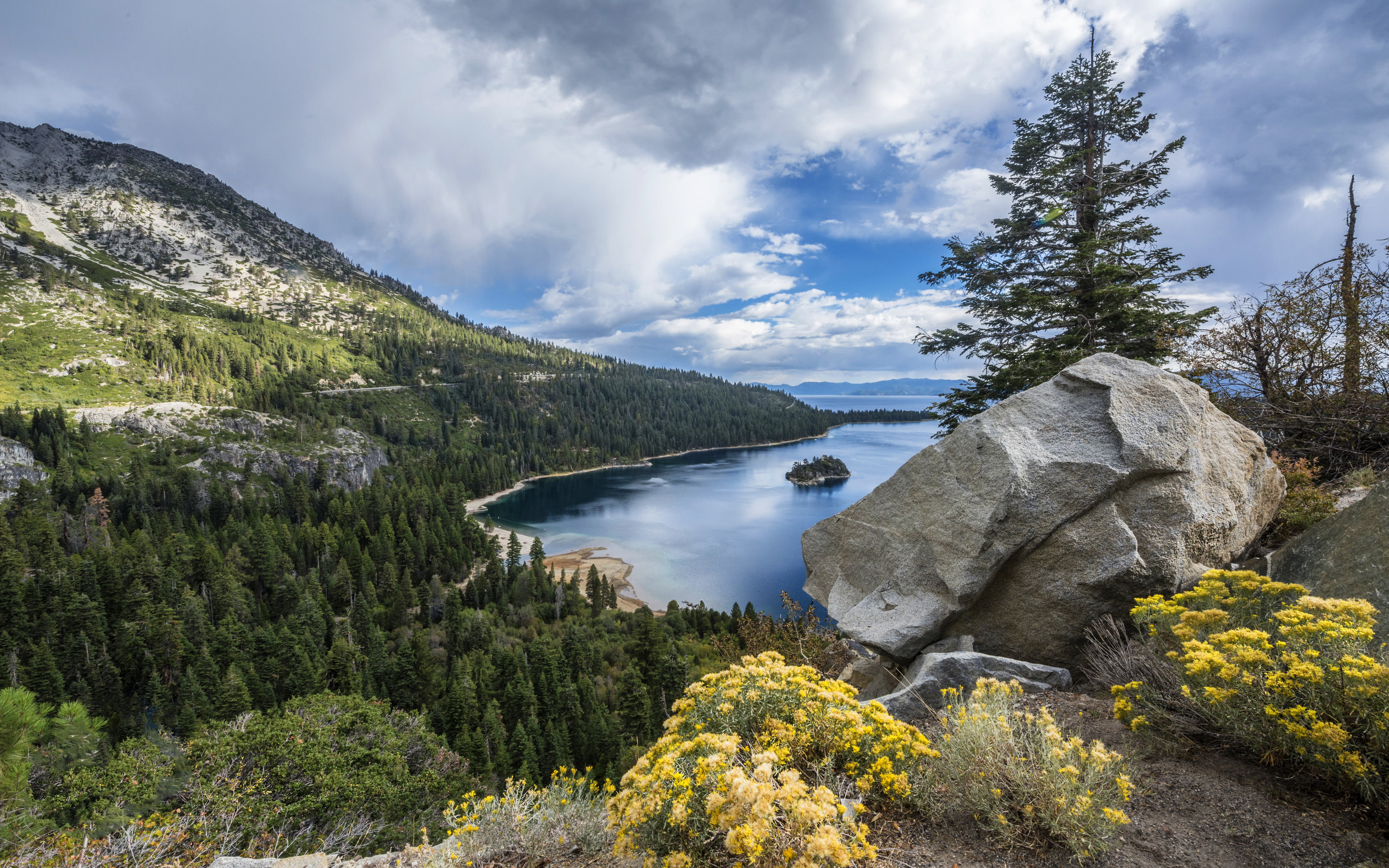 Lake Tahoe’s Emerald Bay State Park Is A State Park Of California In The United States Landscape 3840×2400