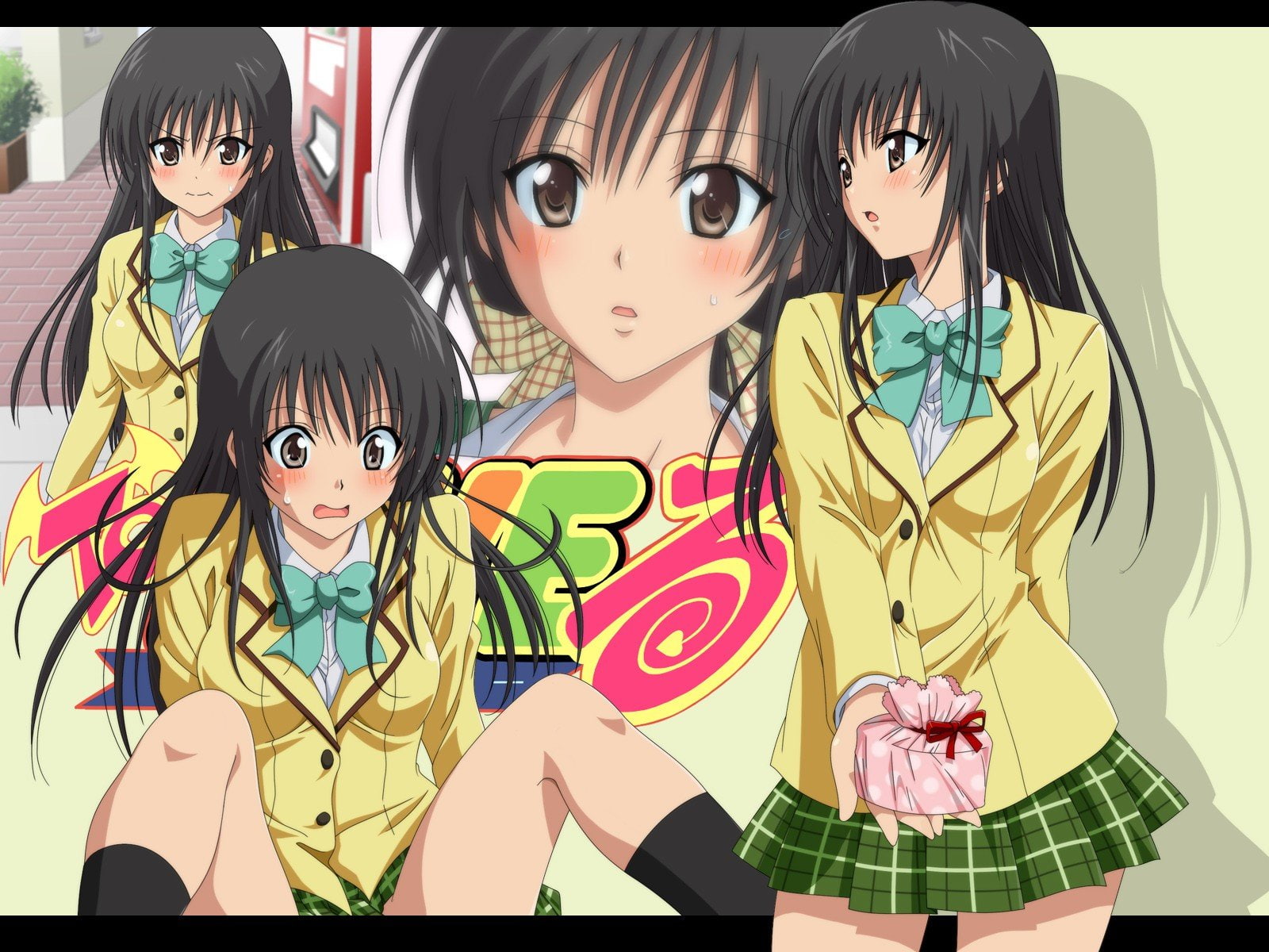 to love ru anime girls kotegawa yui anime, transfer print, representation