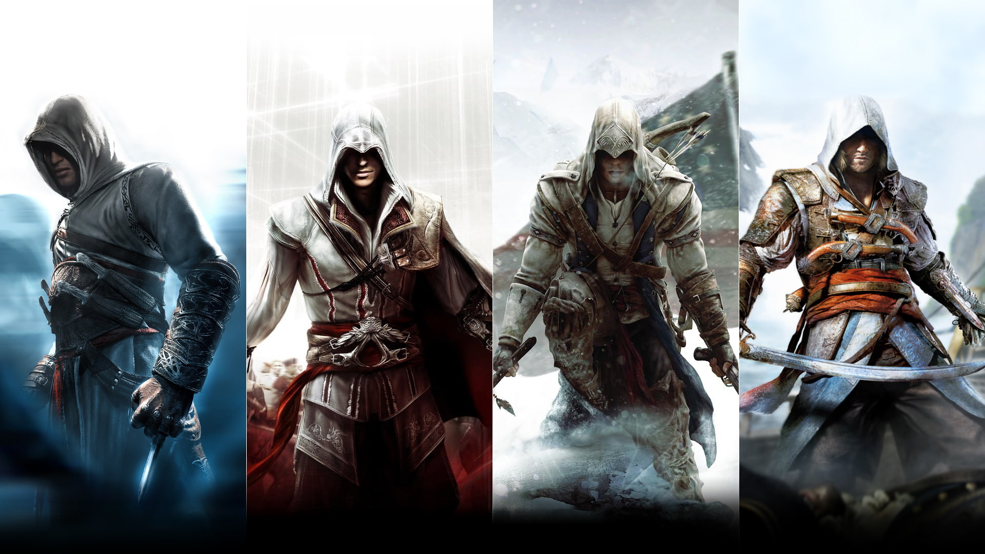 Assassin's Creed, Altair, Ezio Auditore da Firenze, Connor Kenway