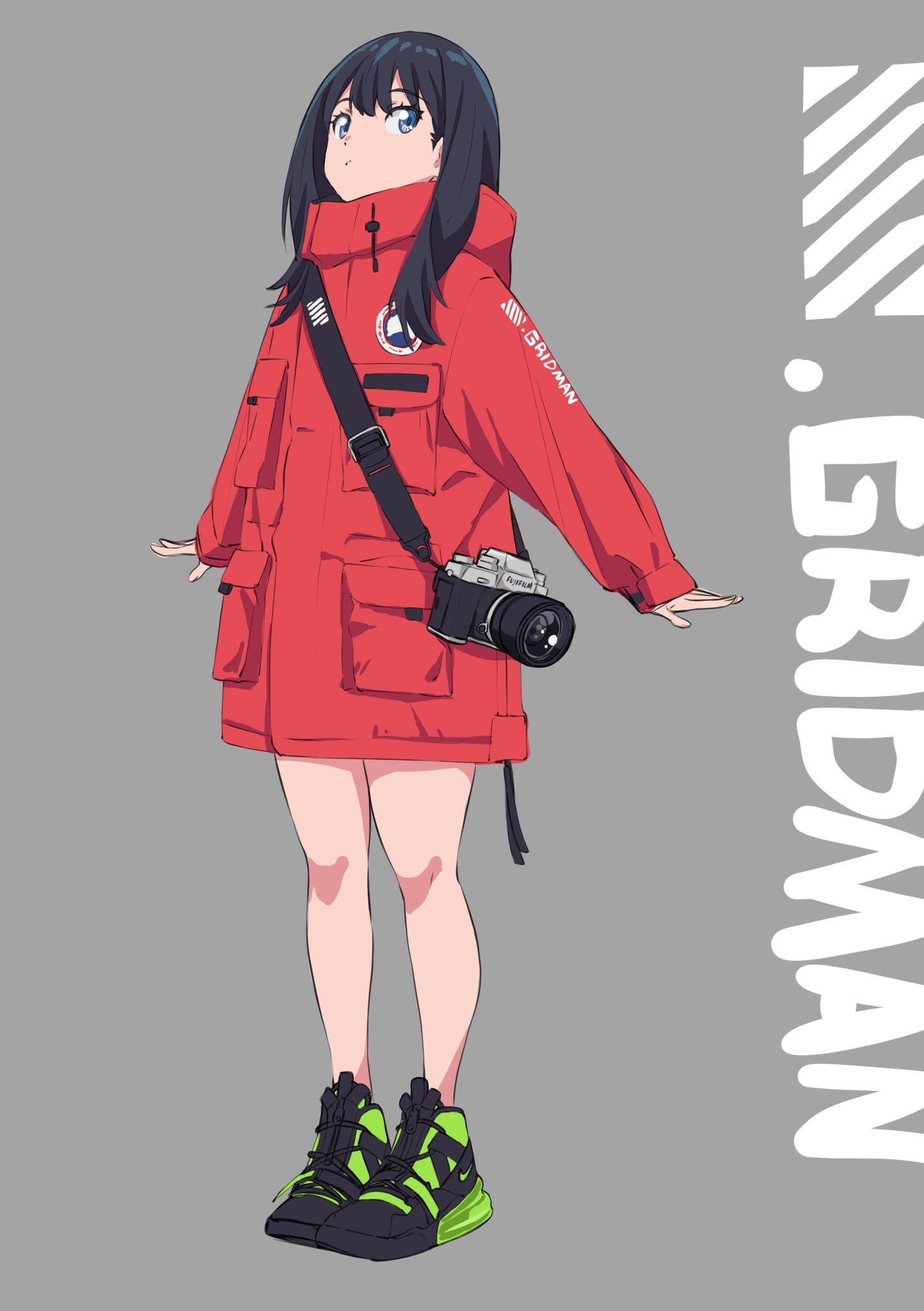 SSSS.GRIDMAN, anime, anime girls, Takarada Rikka