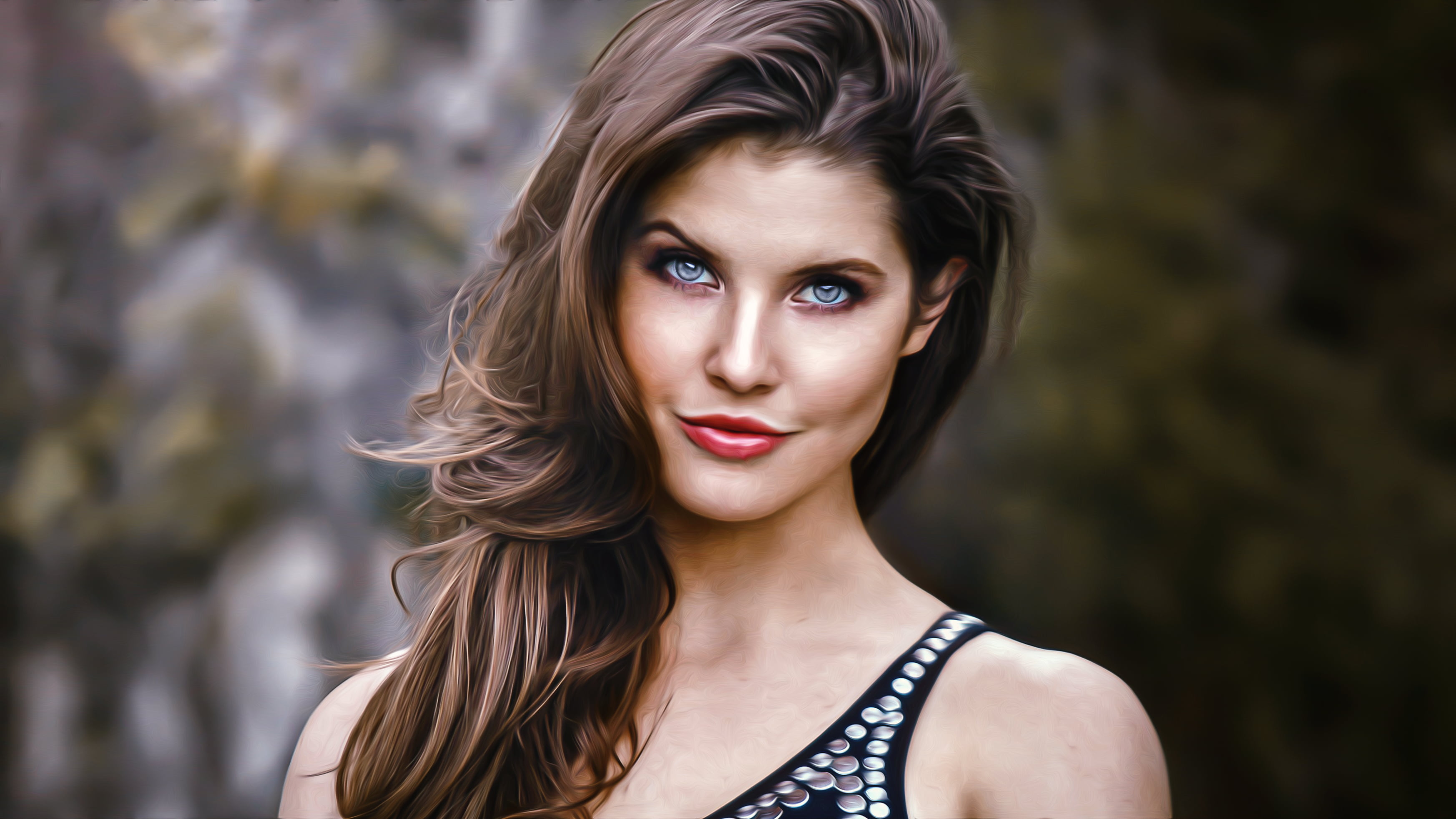 Free Download Hd Wallpaper Amanda Cerny Model Blue Eyes Sensual