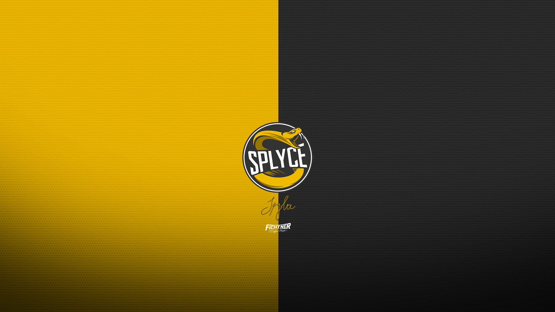 splyce, e-sports, communication, text, sign, yellow, western script