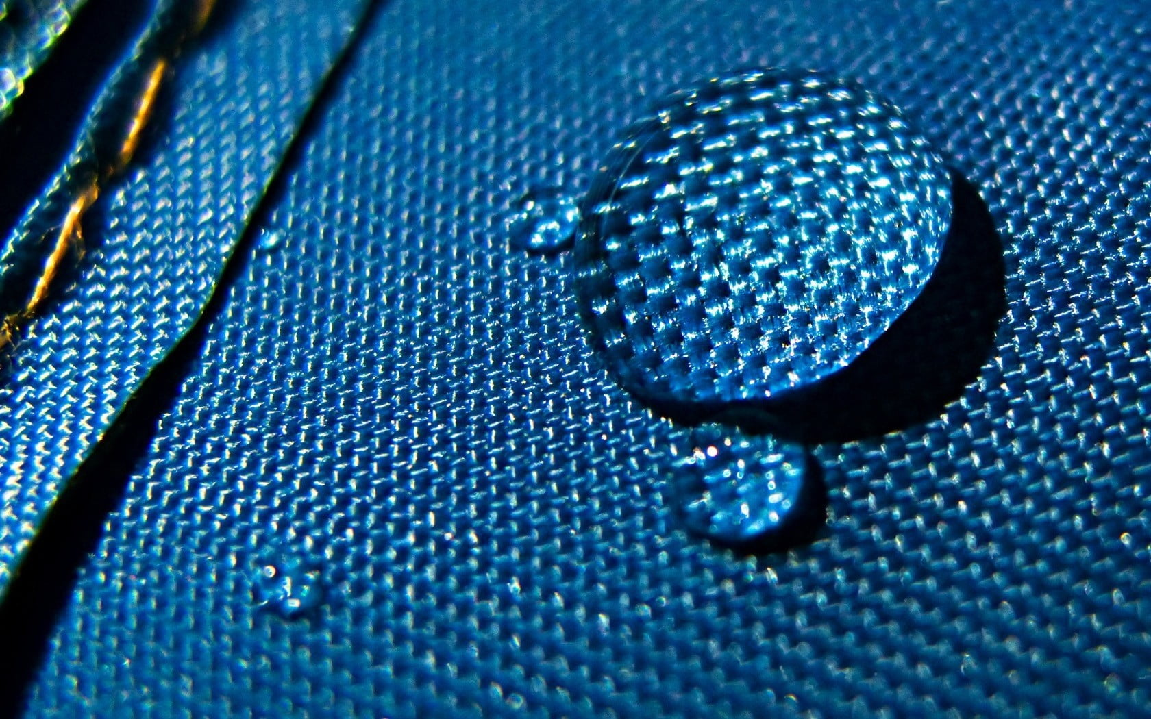 Surface, Material, Drop, Shape, blue, close-up, no people, full frame