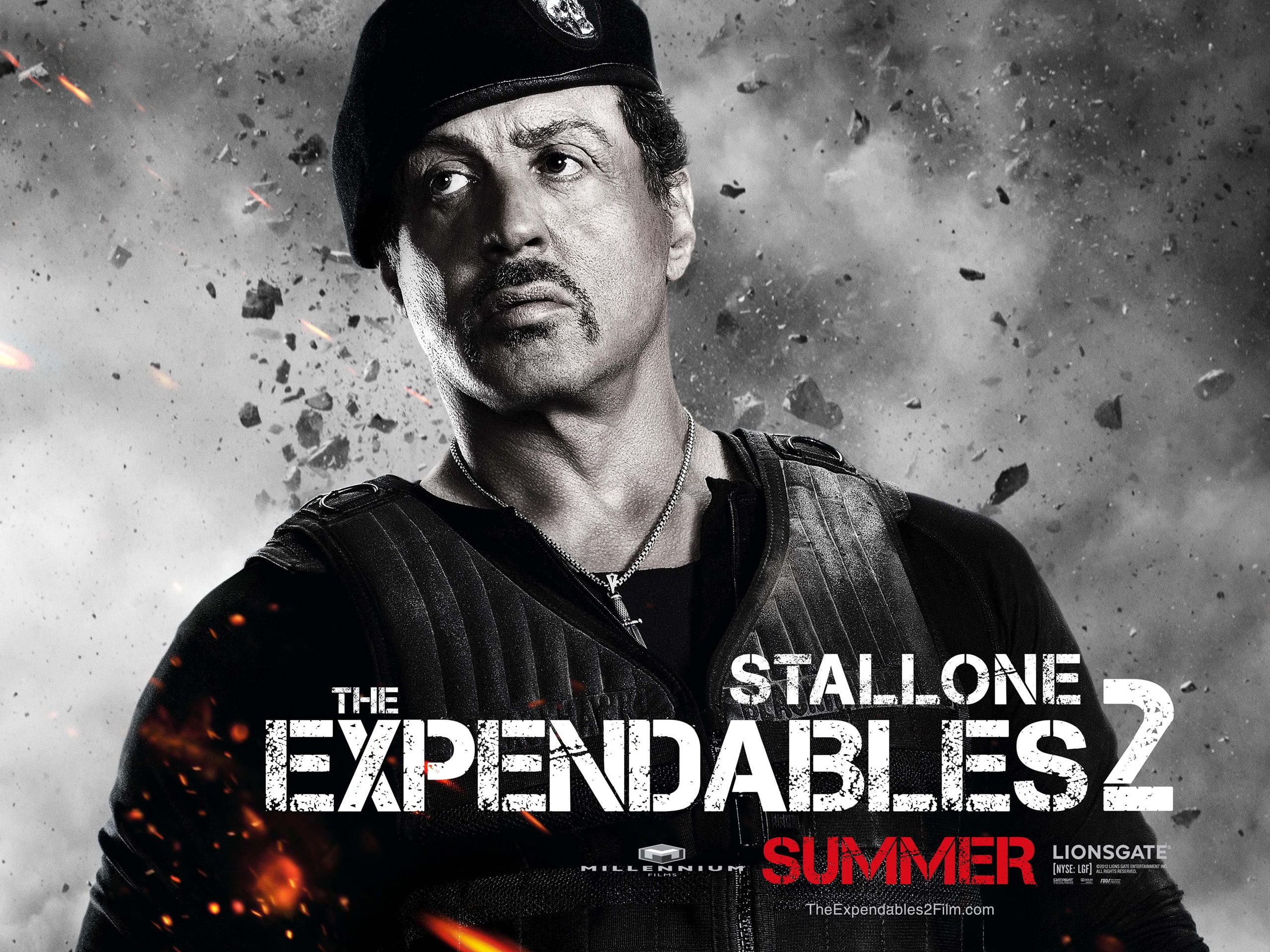 Sylvester Stallone in The Expendables 2 movie HD