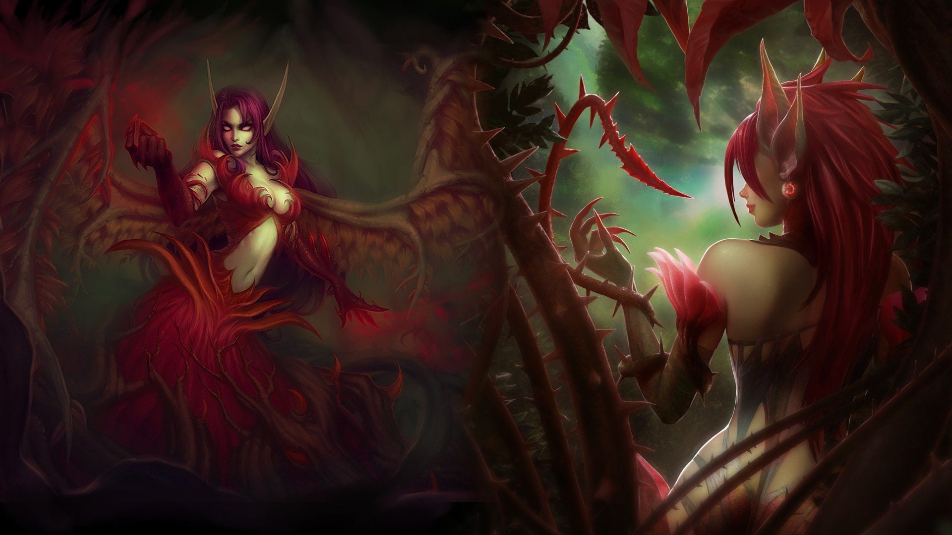 black, Champions, game, league, legends, Lol, Morgana, of, Thorn
