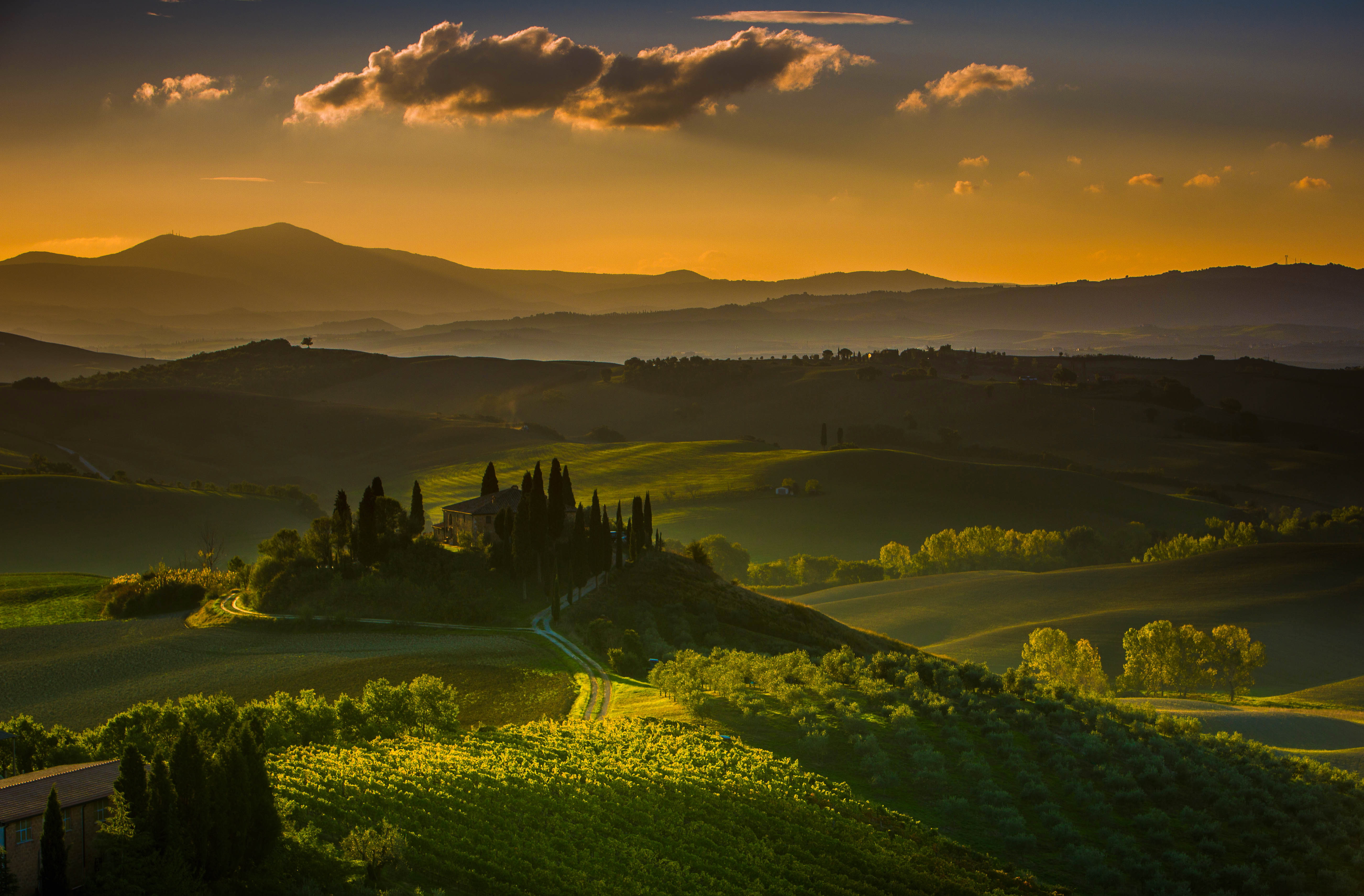 Italy, Landscape, Tuscany, 4K