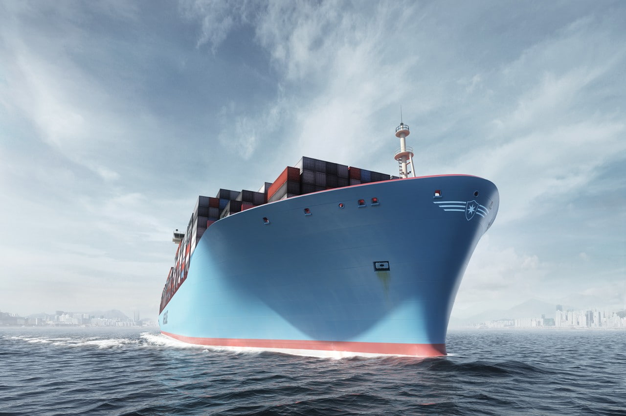 Container Ship, Maersk, Maersk Line, sea, sky