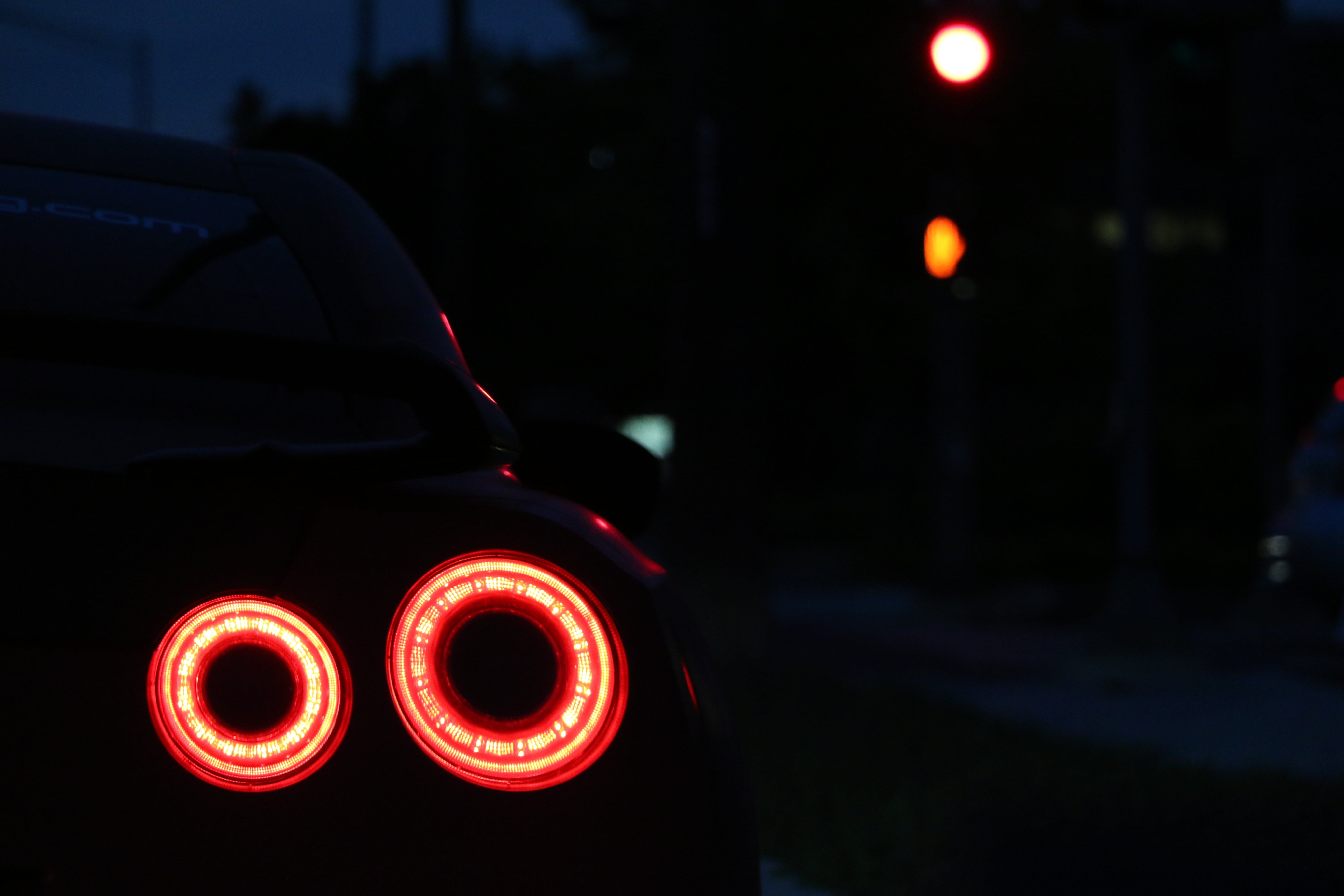 Free download | HD wallpaper: vehicle taillight, Nissan GTR, Super Car