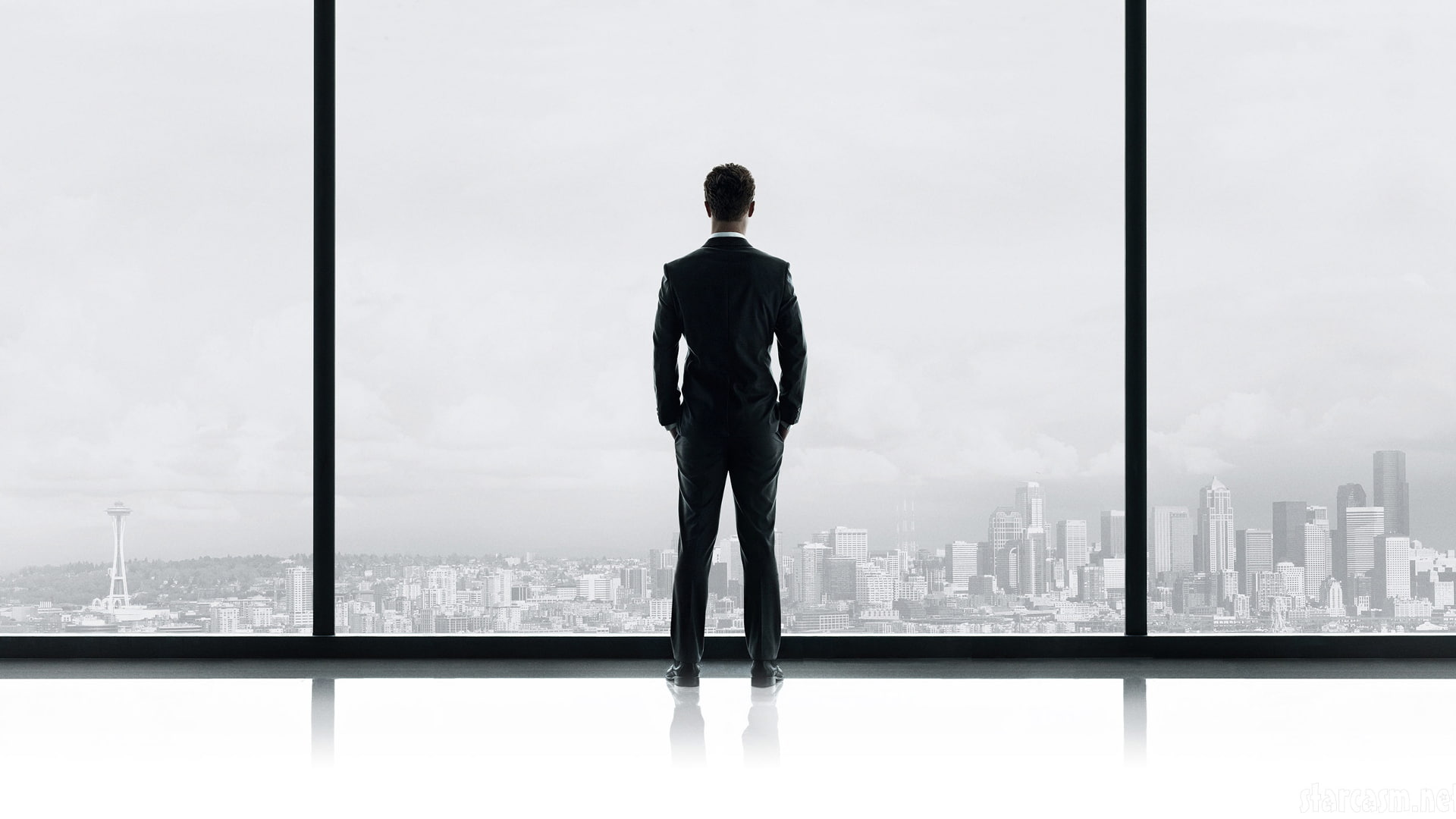 Jamie Dornan Fifty Shades Of Grey, rear view, one person, business person
