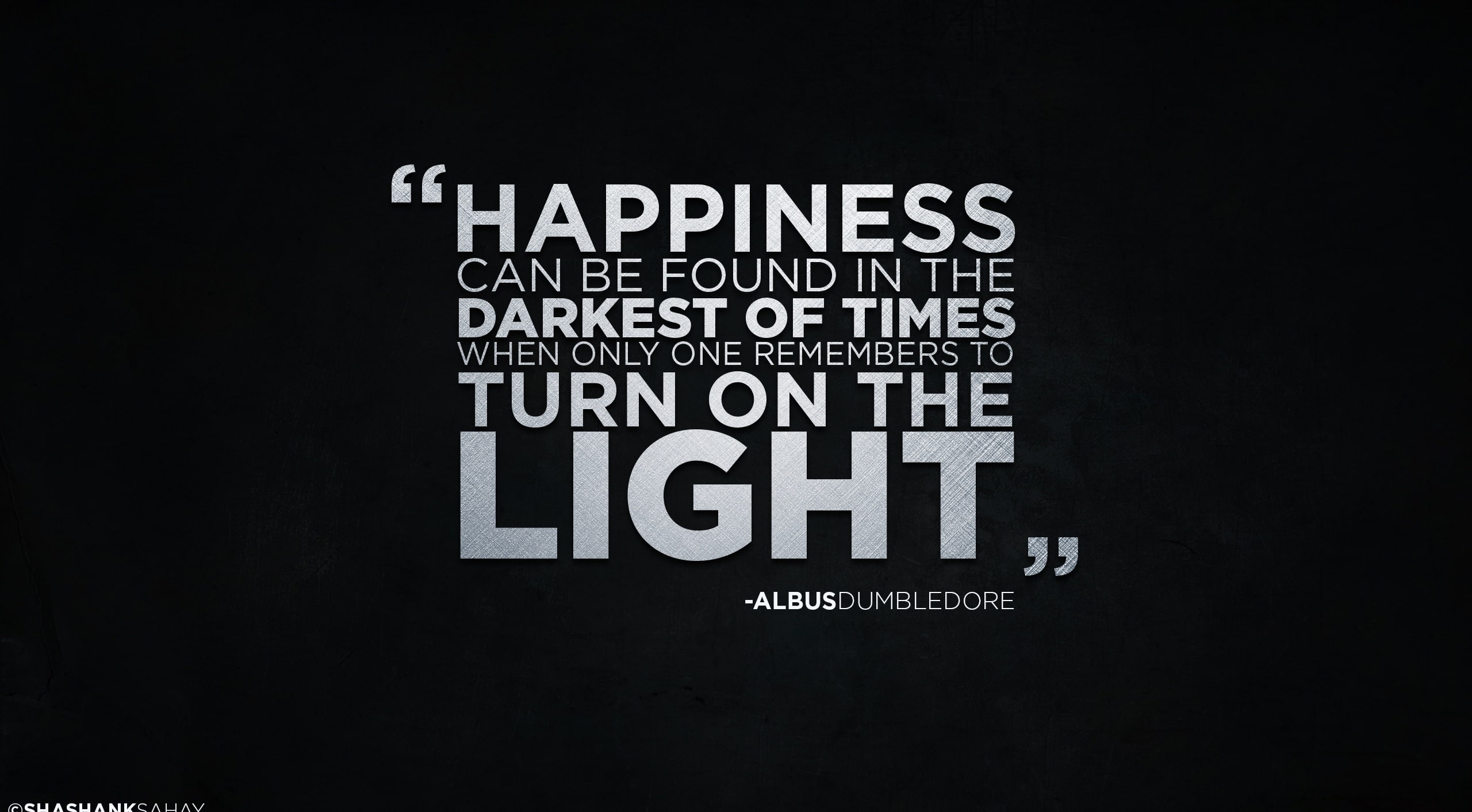Happiness Can Be Found, black background with text overlay, Artistic