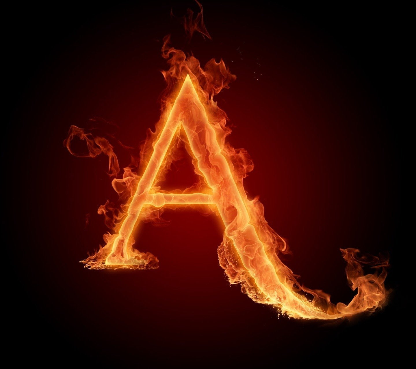 fire, letter