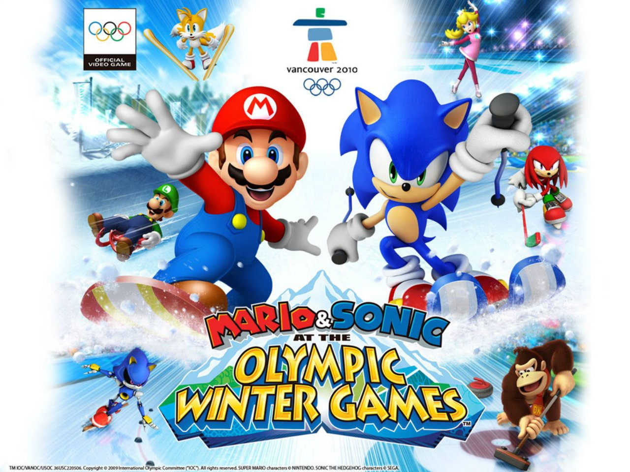 Mario, Mario & Sonic at the Olympic Winter Games