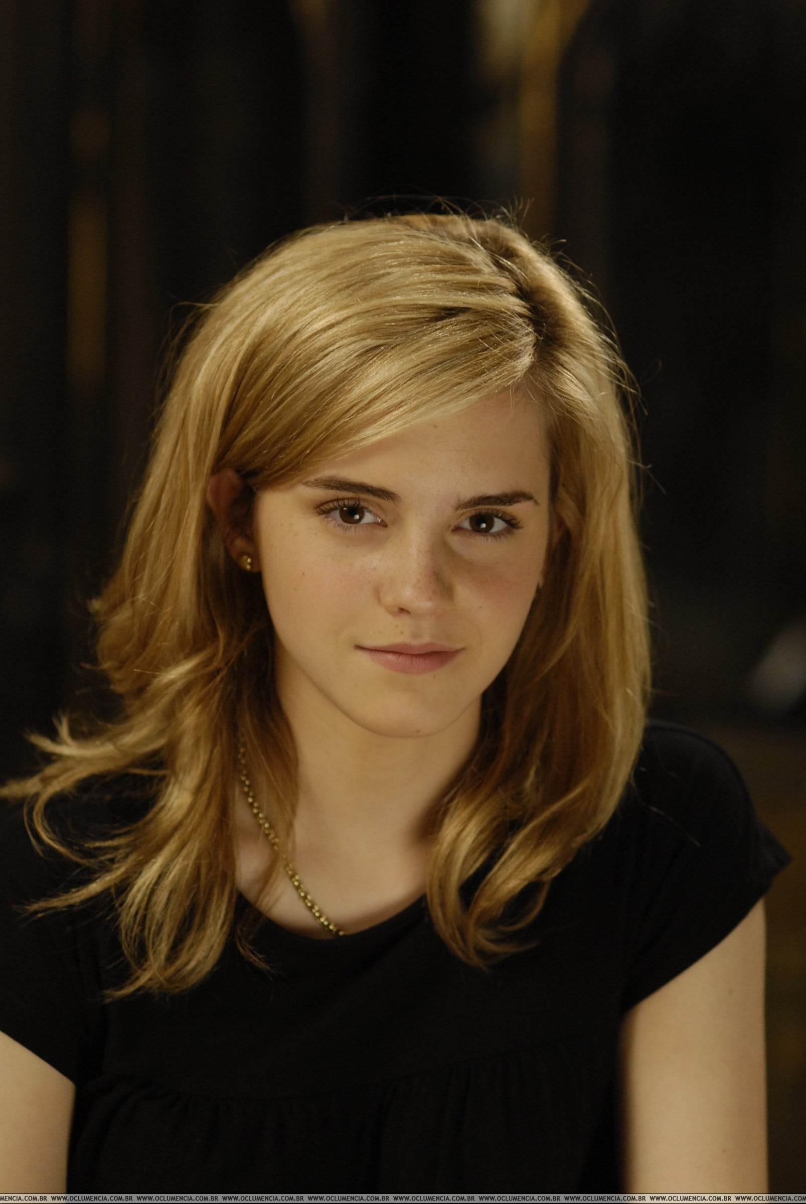 Emma Watson, blonde, actress, women, celebrity, portrait, hair