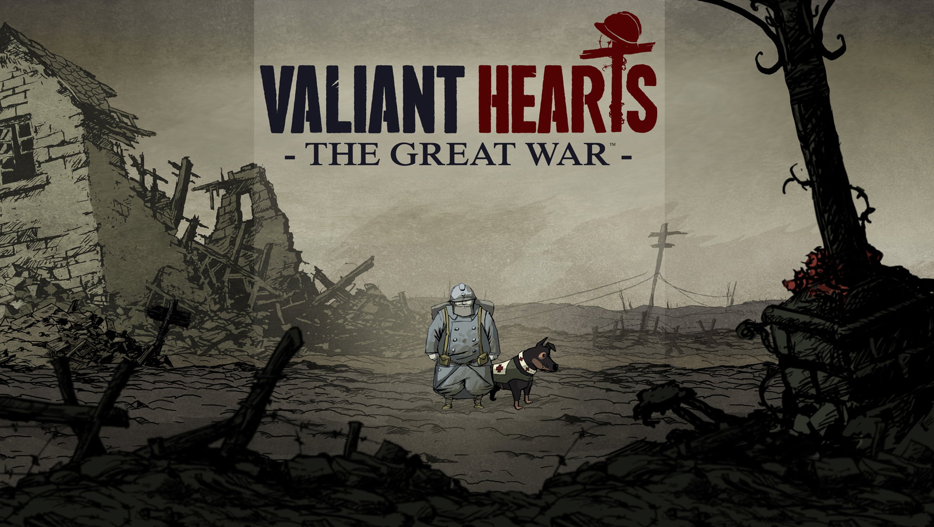 Valiant Hearis The Great War poster, valiant hearts the great war