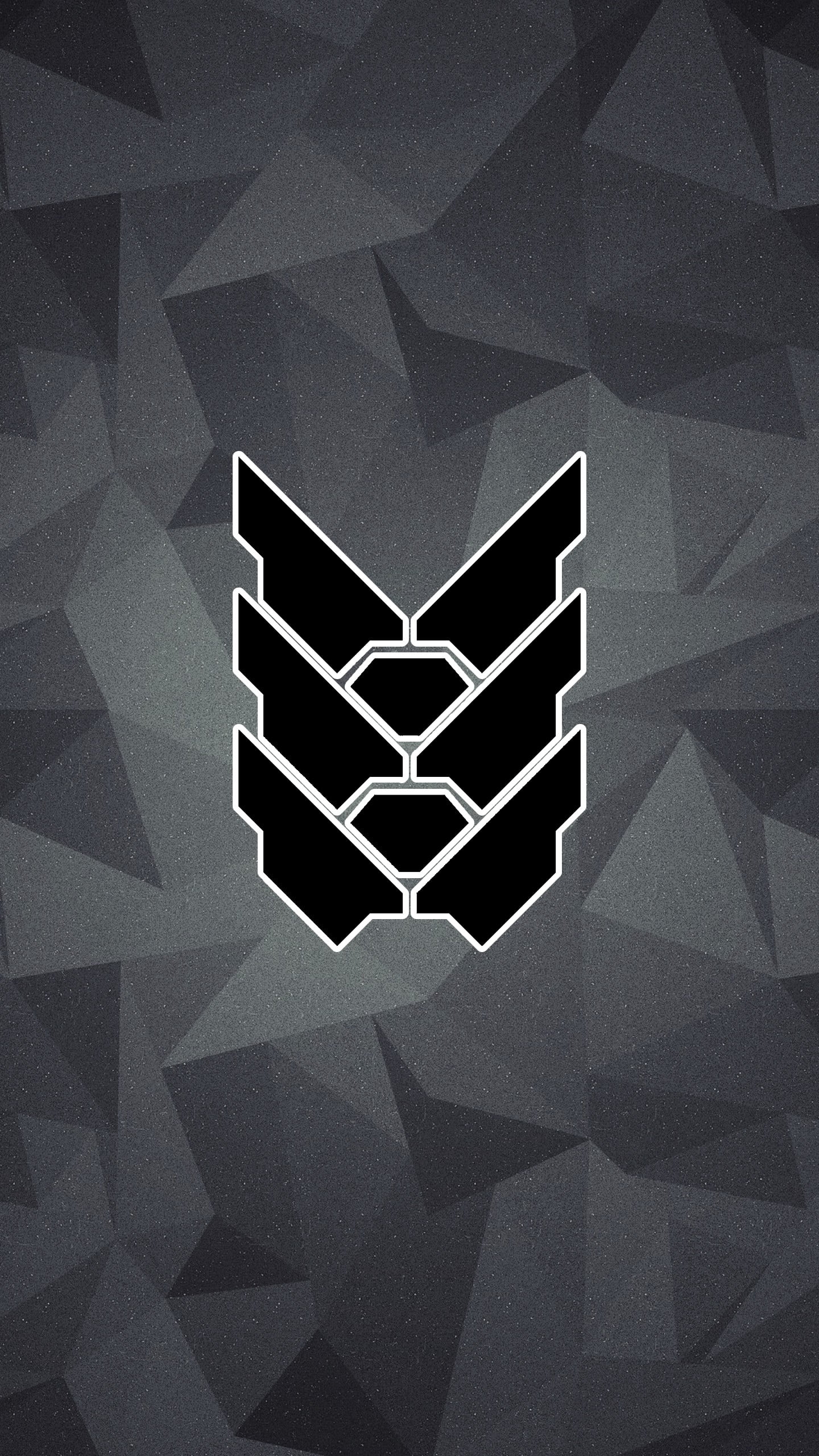 black and white logo, Halo 5: Guardians, Halo 2, pattern, shape
