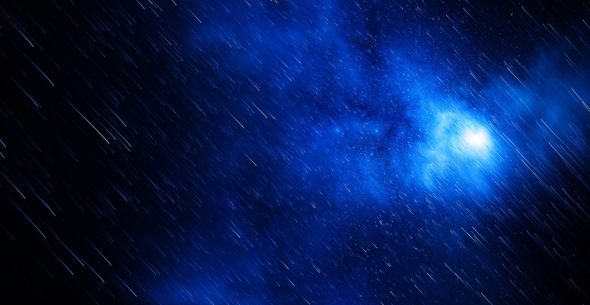 Sci Fi, Meteor Shower, Blue