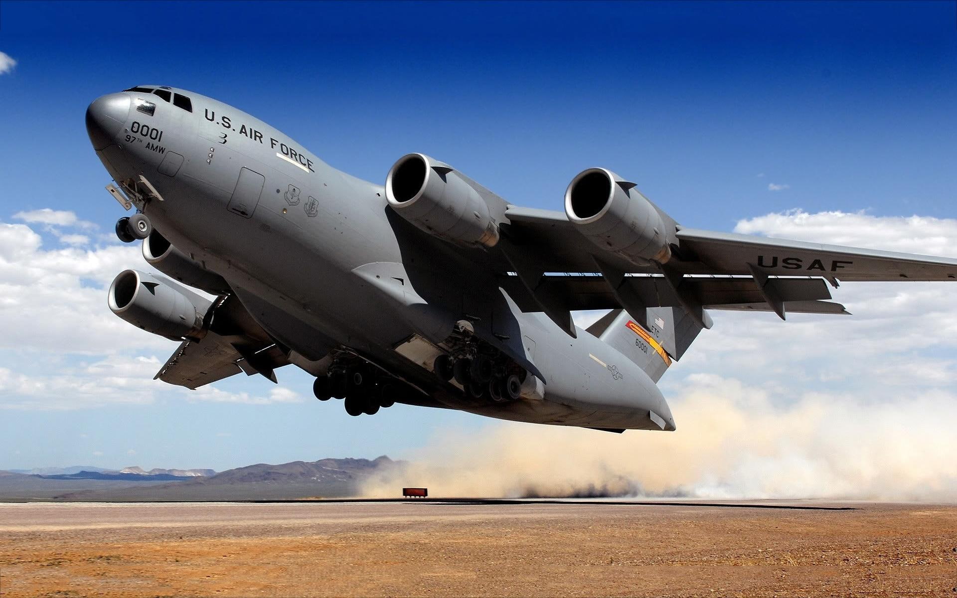 Airforce c 17 globemaster, other aircraft, transport, military