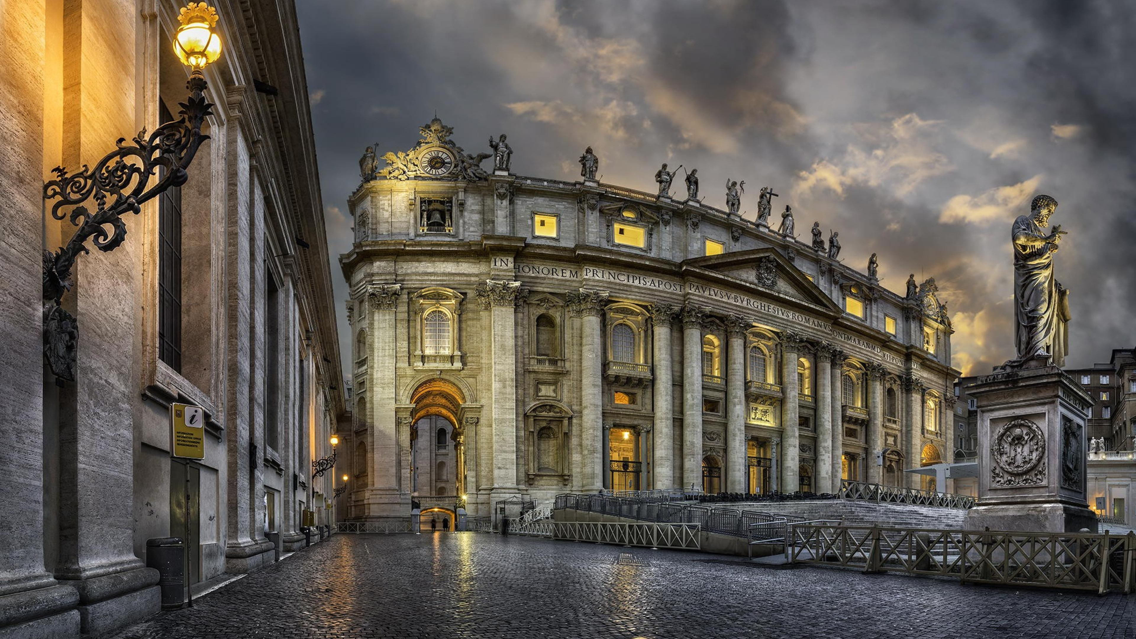 cityscape, basilica, st peters basilica, europe, saint peters square