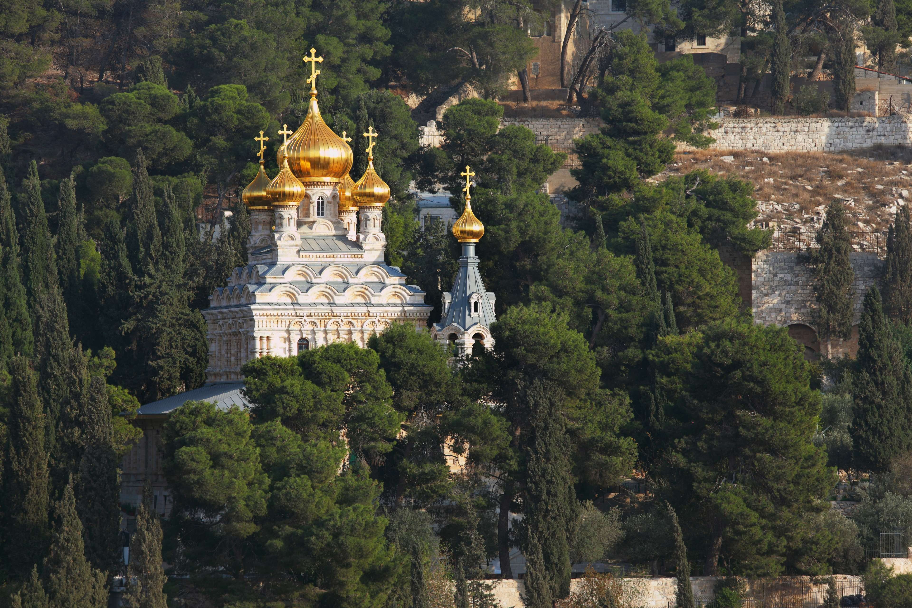 israel, jerusalem, mount of olives, russian orthodox church