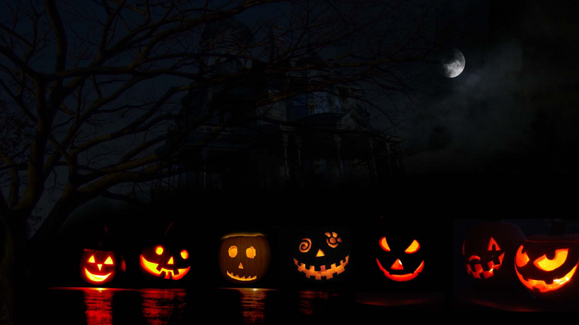 halloween haunted Halloween Jacks Abstract Other HD Art, Moon